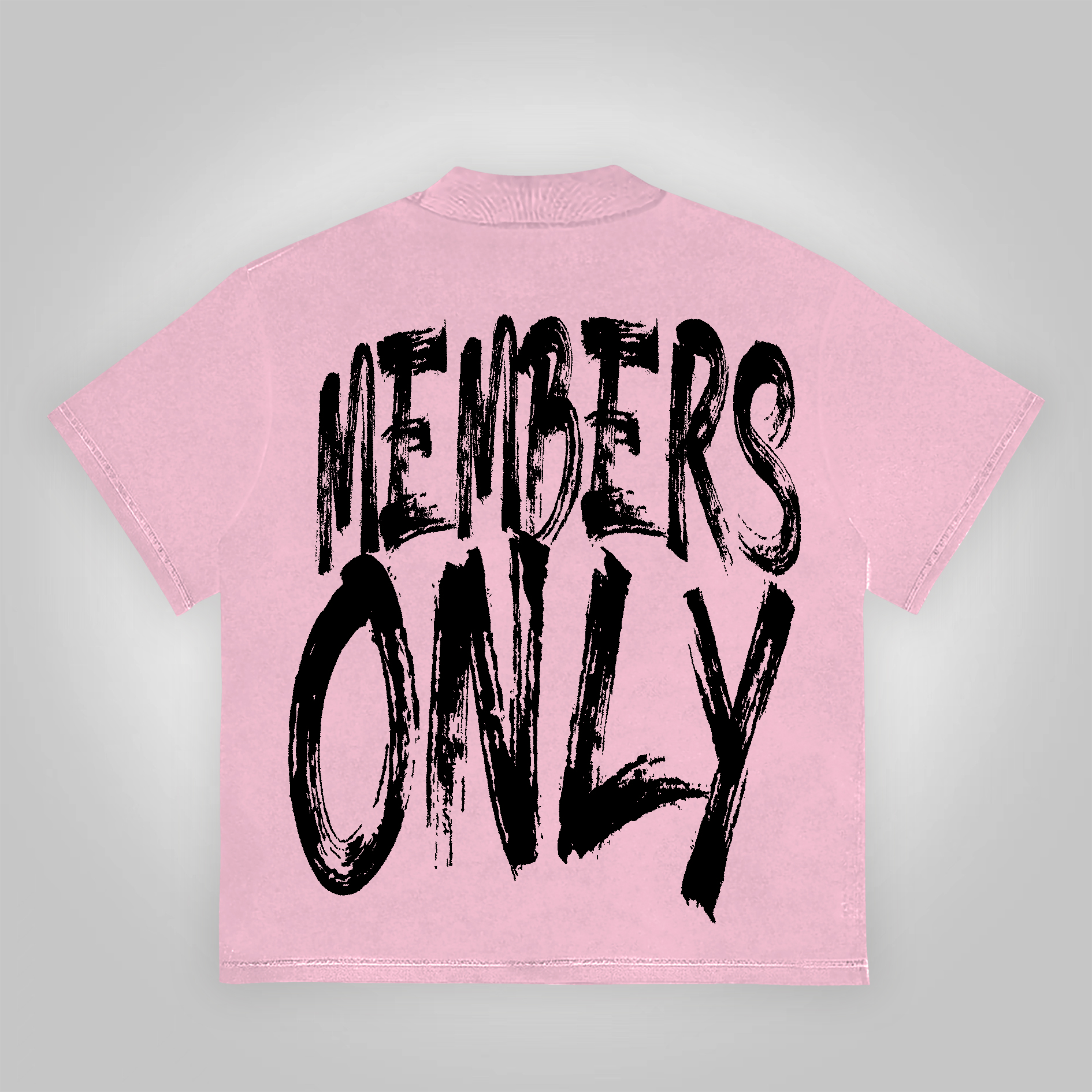 Vintage Members Only Graphic Cotton Short Sleeve T-Shirt