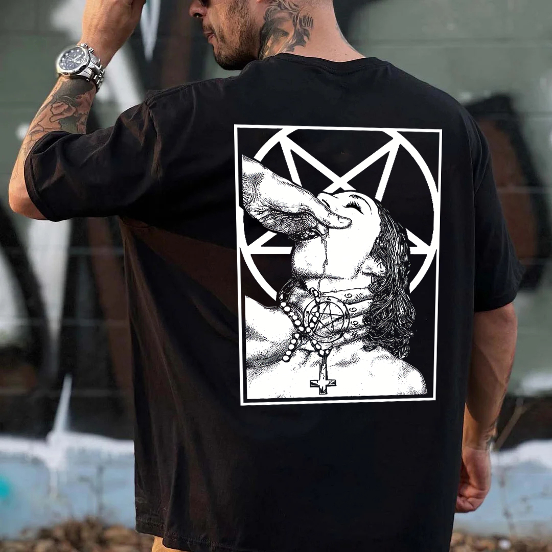 The Devil and the Nuns  Print T-Shirt