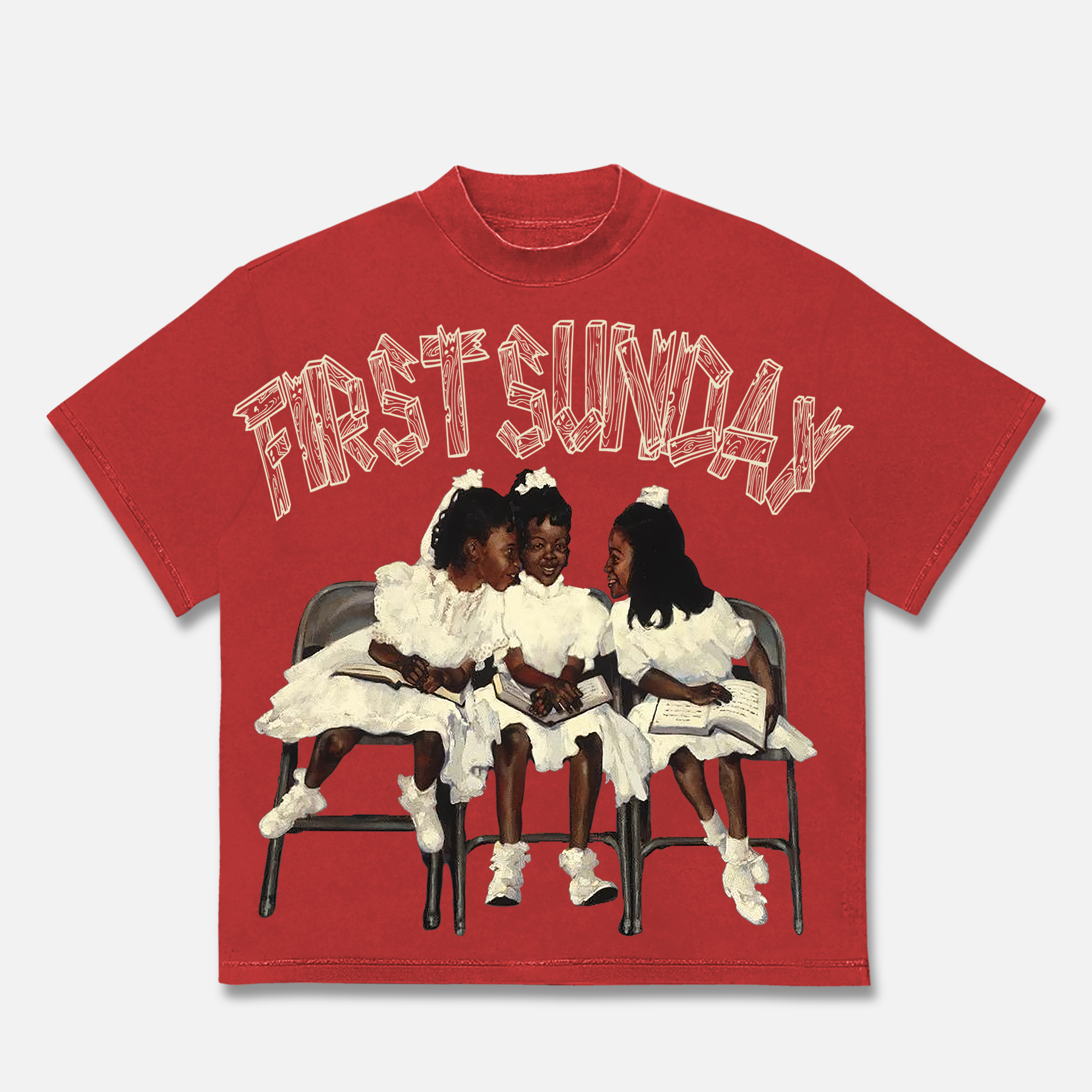 Personalized First Sunday Graphic Short Sleeve T-Shirt