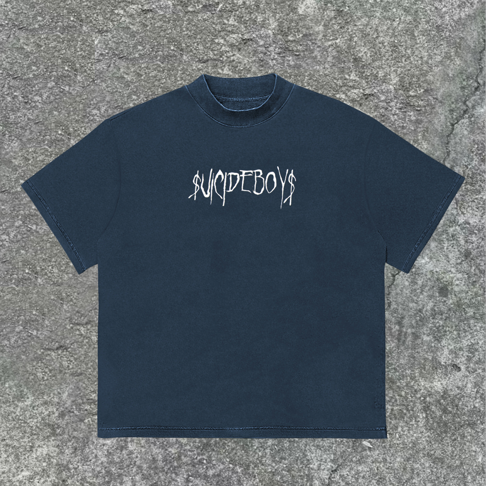 Vintage Suicideboys Cigarette Graphics Printed  T-Shirt
