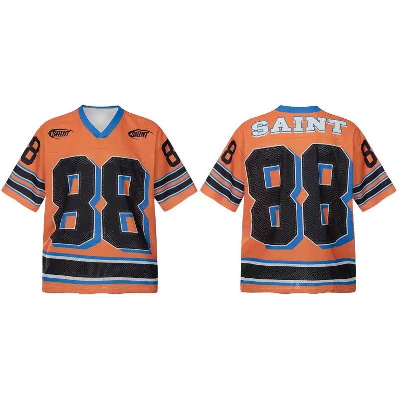 Saint Michael Vintage Trendy Mesh Football Oversized Jersey Shirt