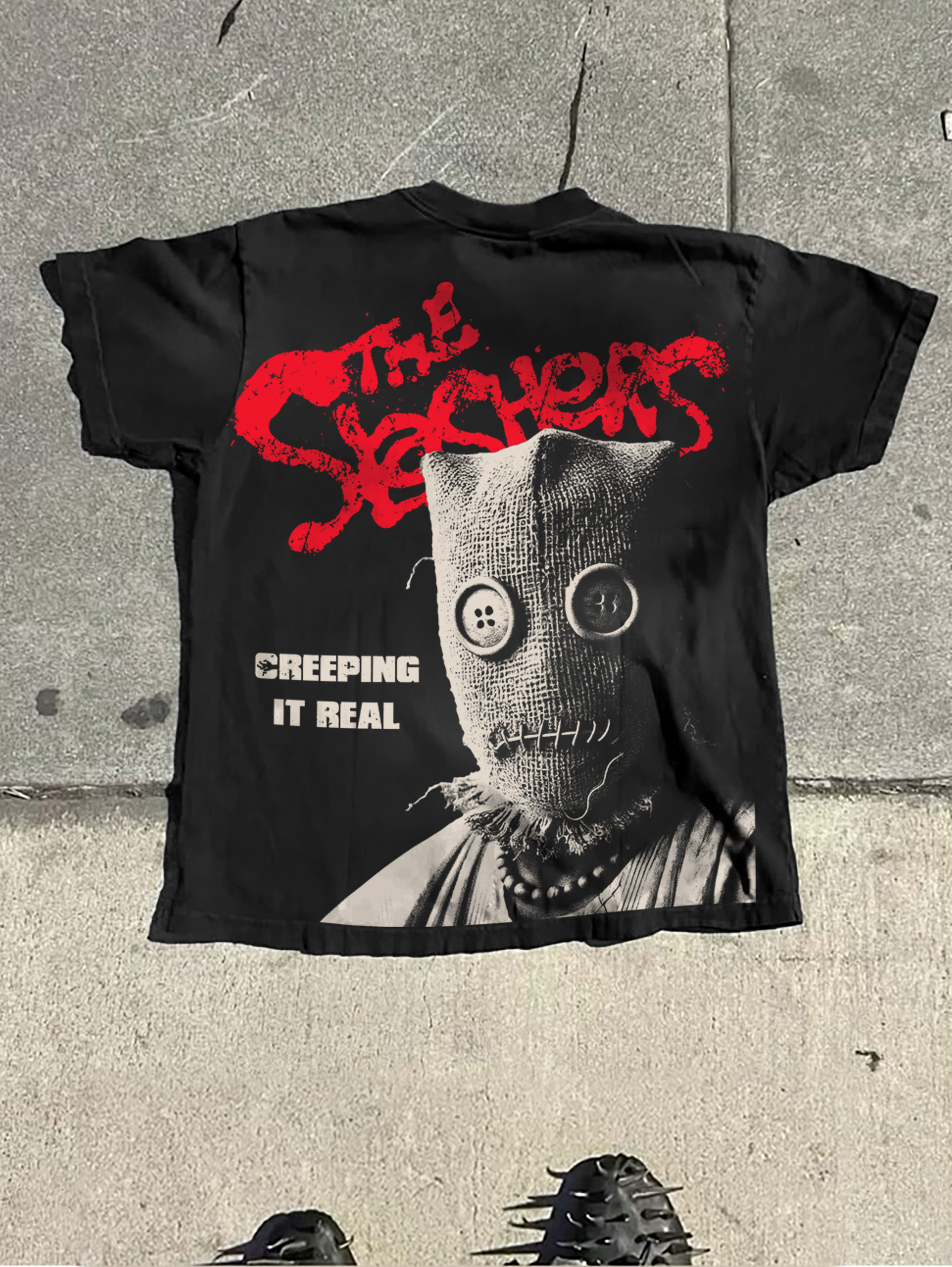 Slasher Halloween Scarecrow Vintage Graphic T-shirt