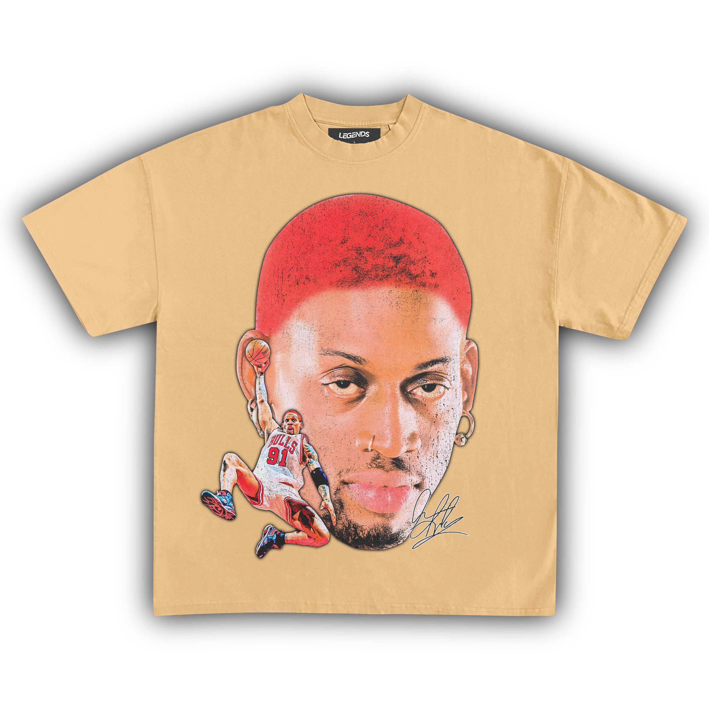 DENNIS RODMAN BIG FACE DUNK TEE