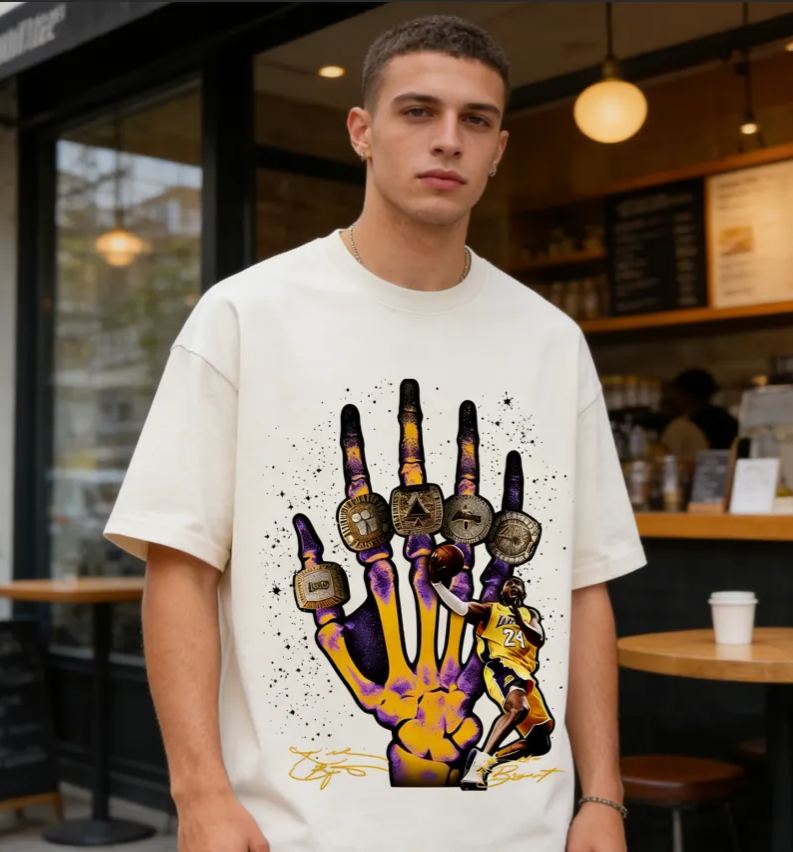 Kobe 24 Printed Men's Washed Tee