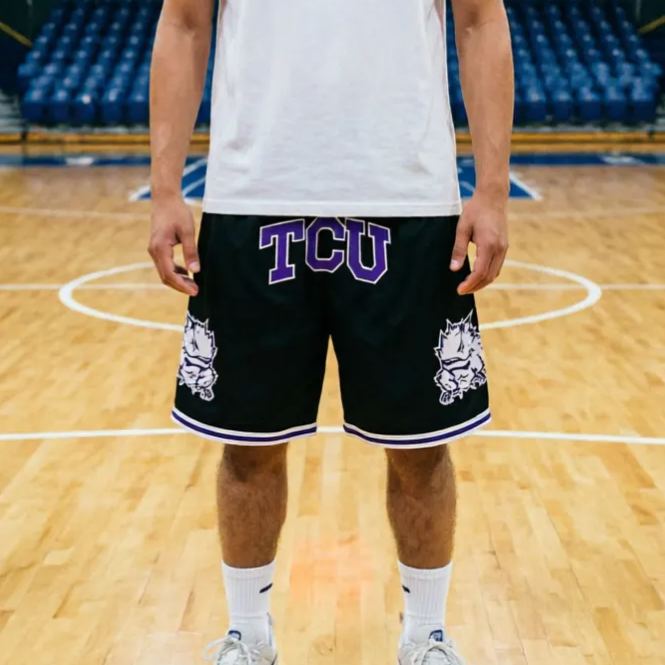 TCU BASKETBALL SHORTS