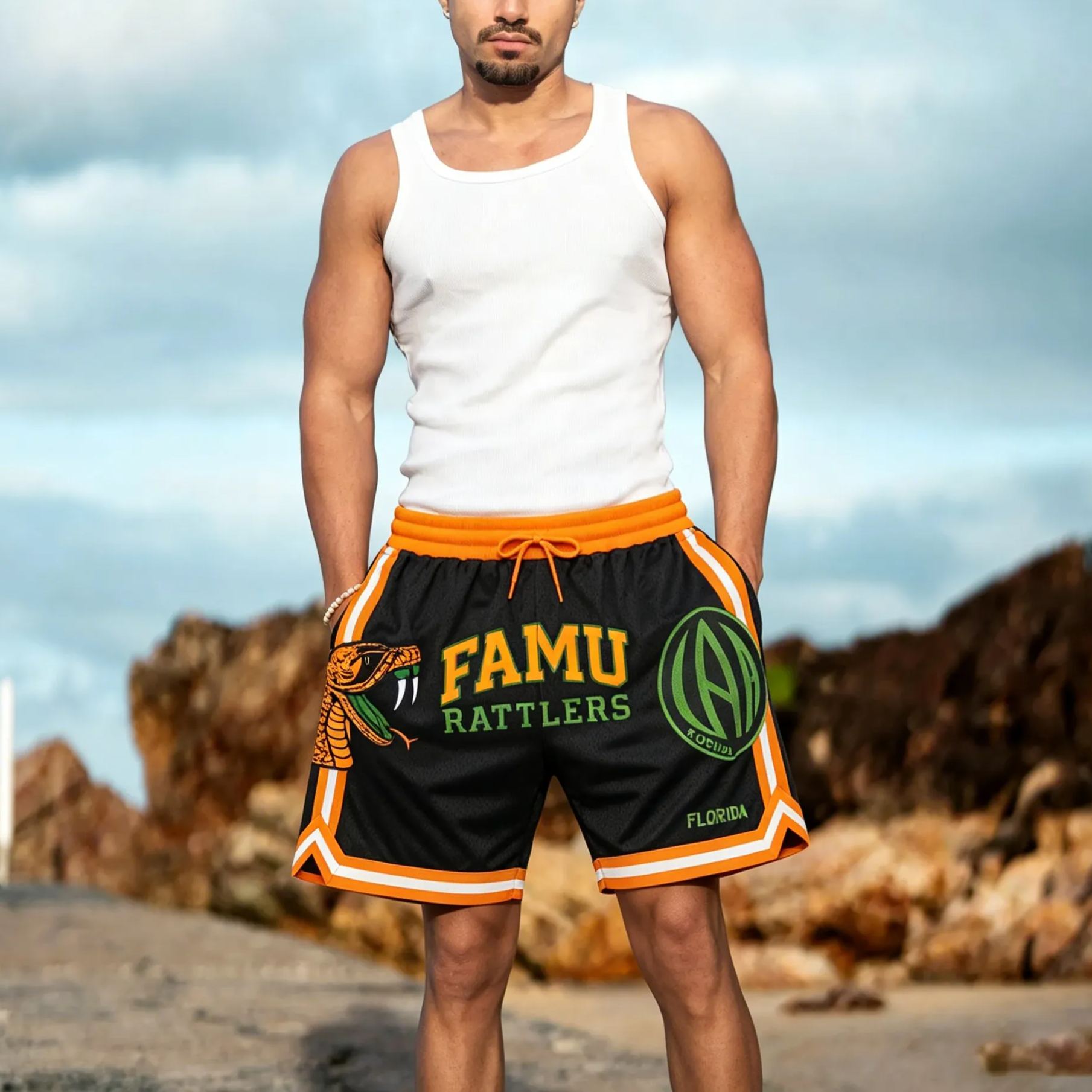 FAMU Rattler Black Shorts