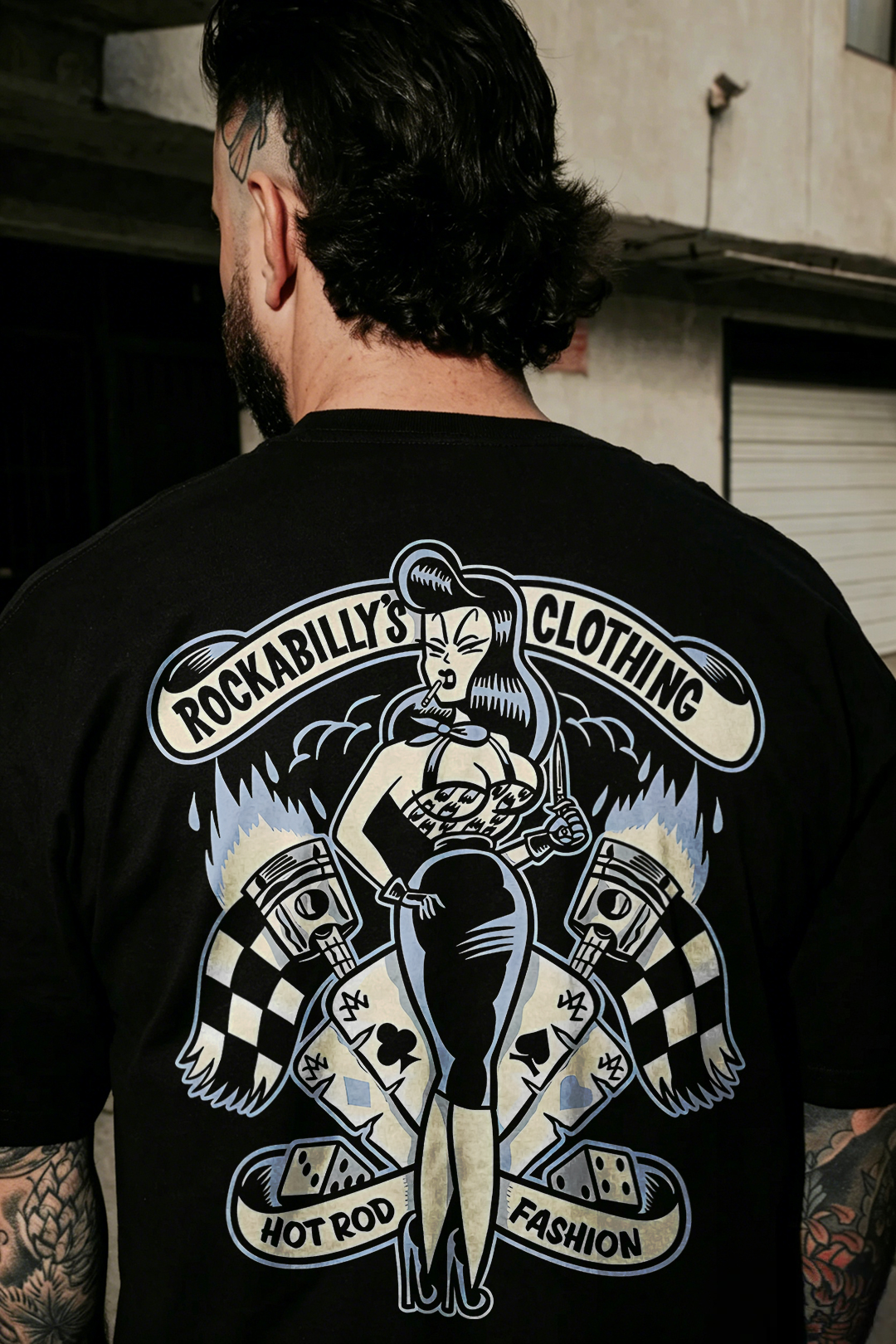 Hot Rod Fashion Printed Men's T-shirt