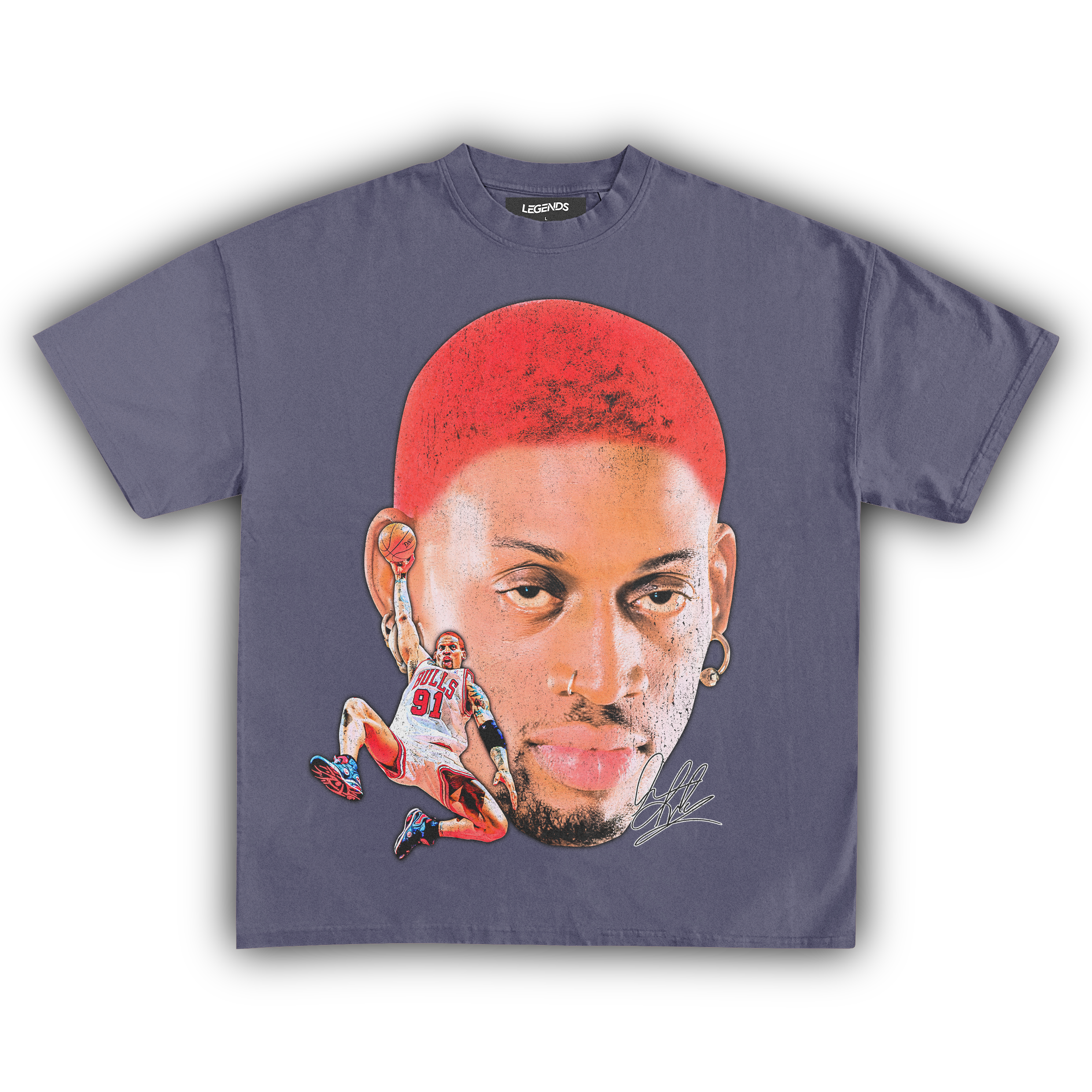 DENNIS RODMAN BIG FACE DUNK TEE