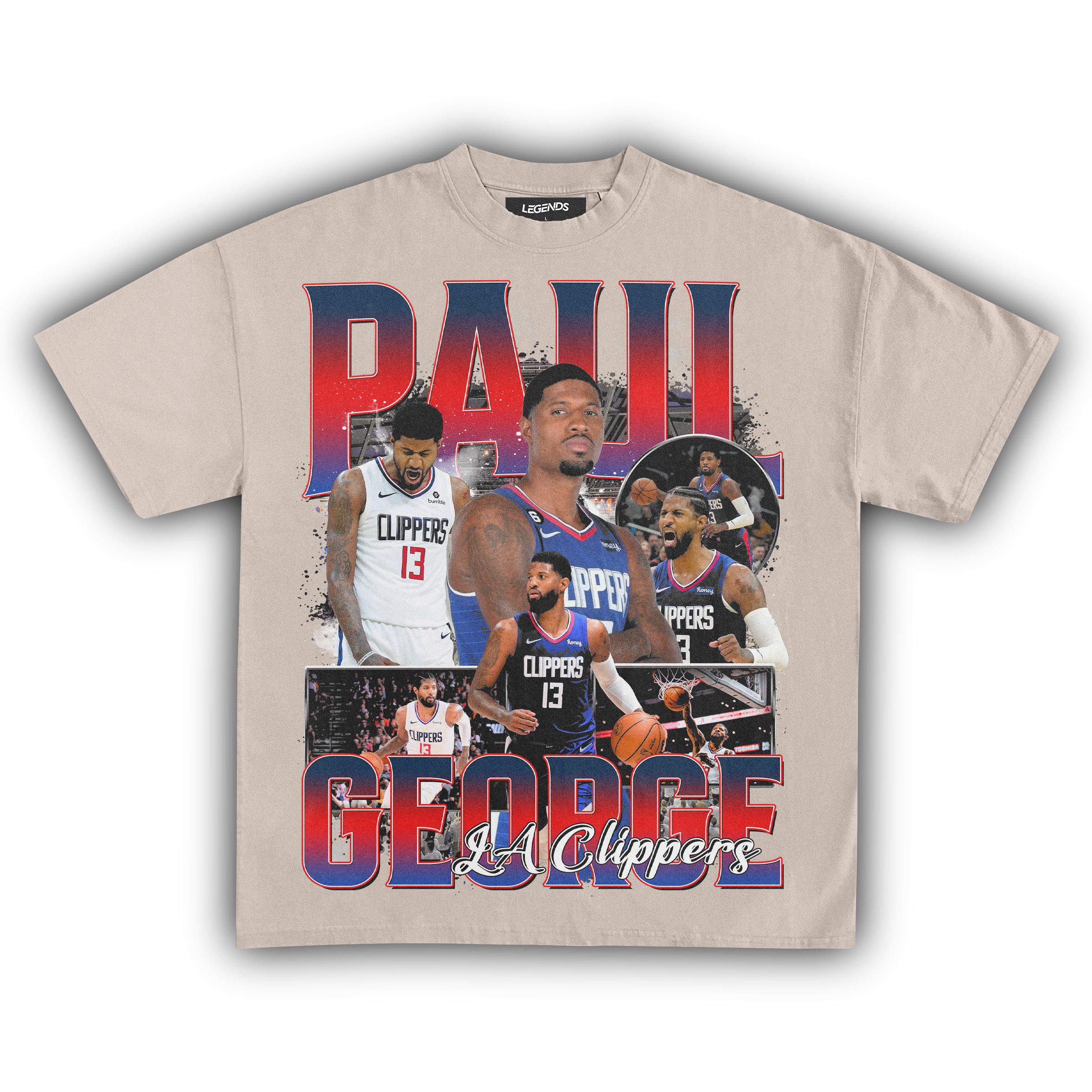 PAUL GEORGE LA CLIPPERS Washed TEE