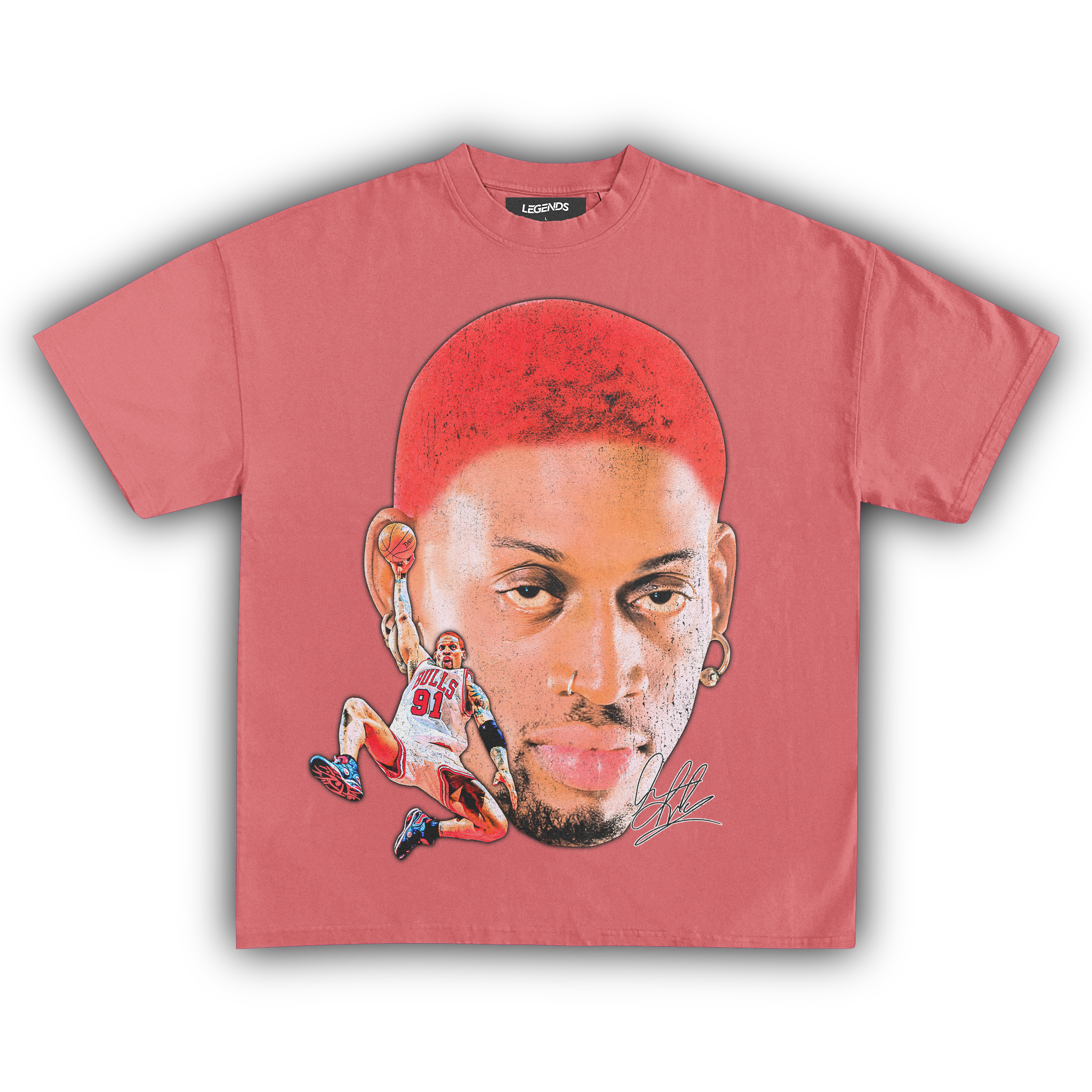DENNIS RODMAN BIG FACE DUNK TEE
