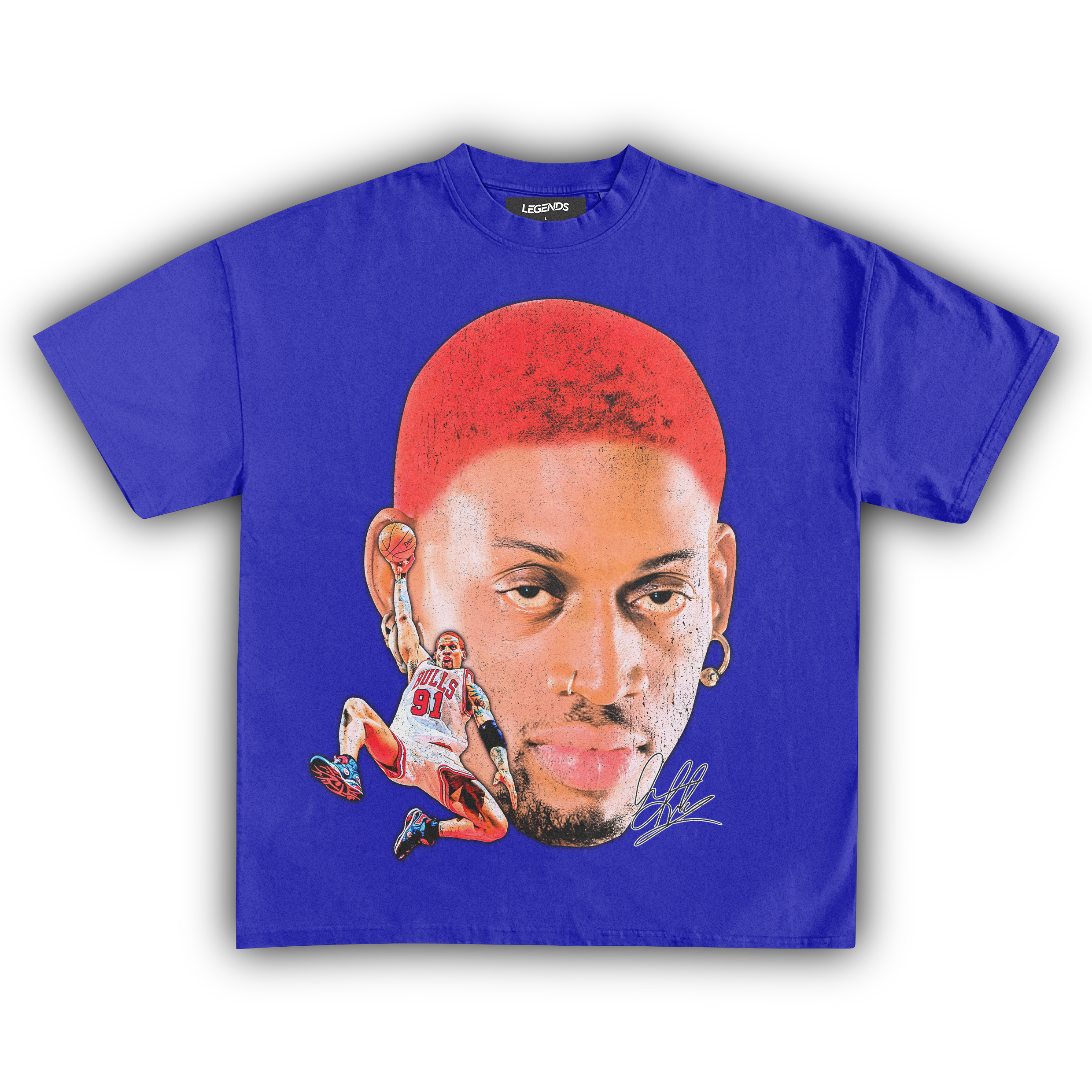 DENNIS RODMAN BIG FACE DUNK TEE