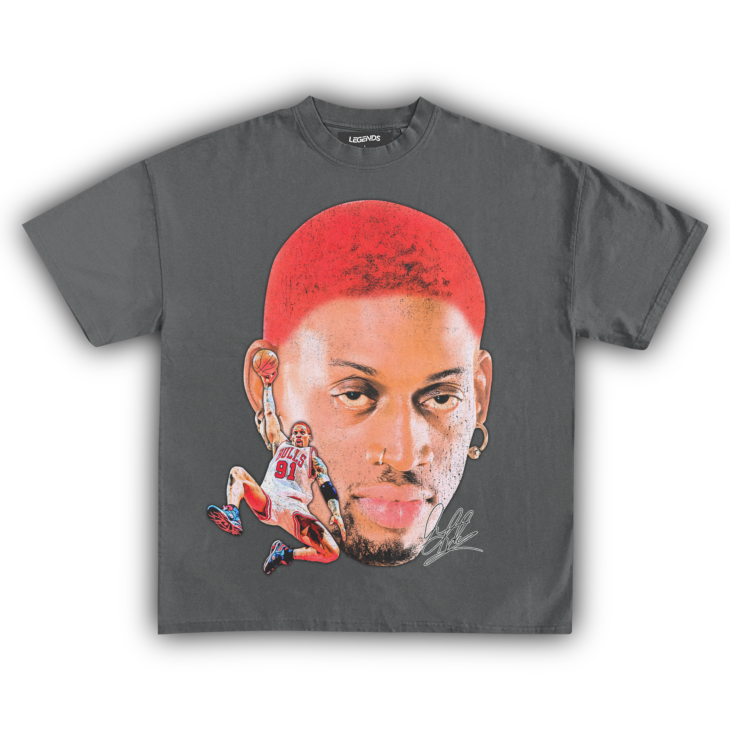 DENNIS RODMAN BIG FACE DUNK TEE