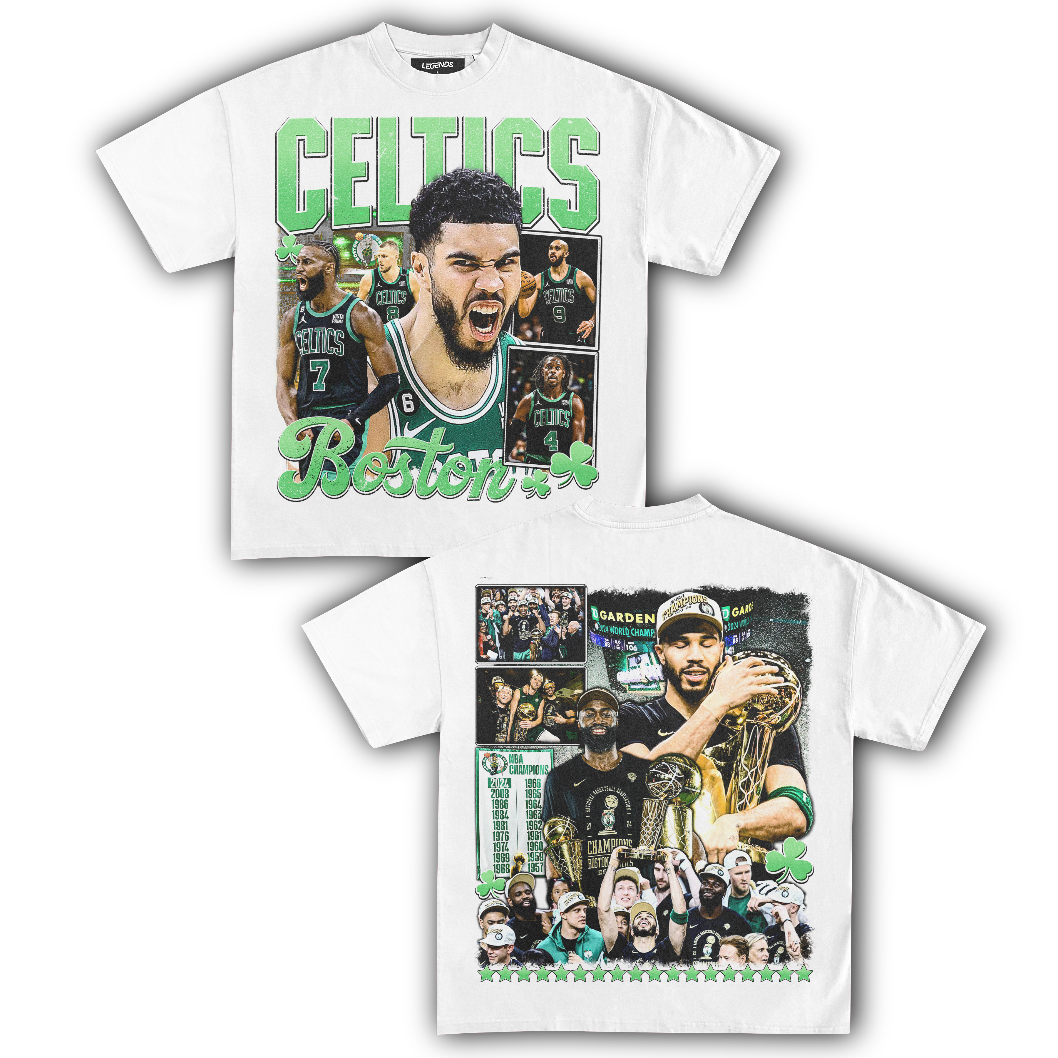 BOSTON CELTICS CHAMPIONS TEE (Double Sided)