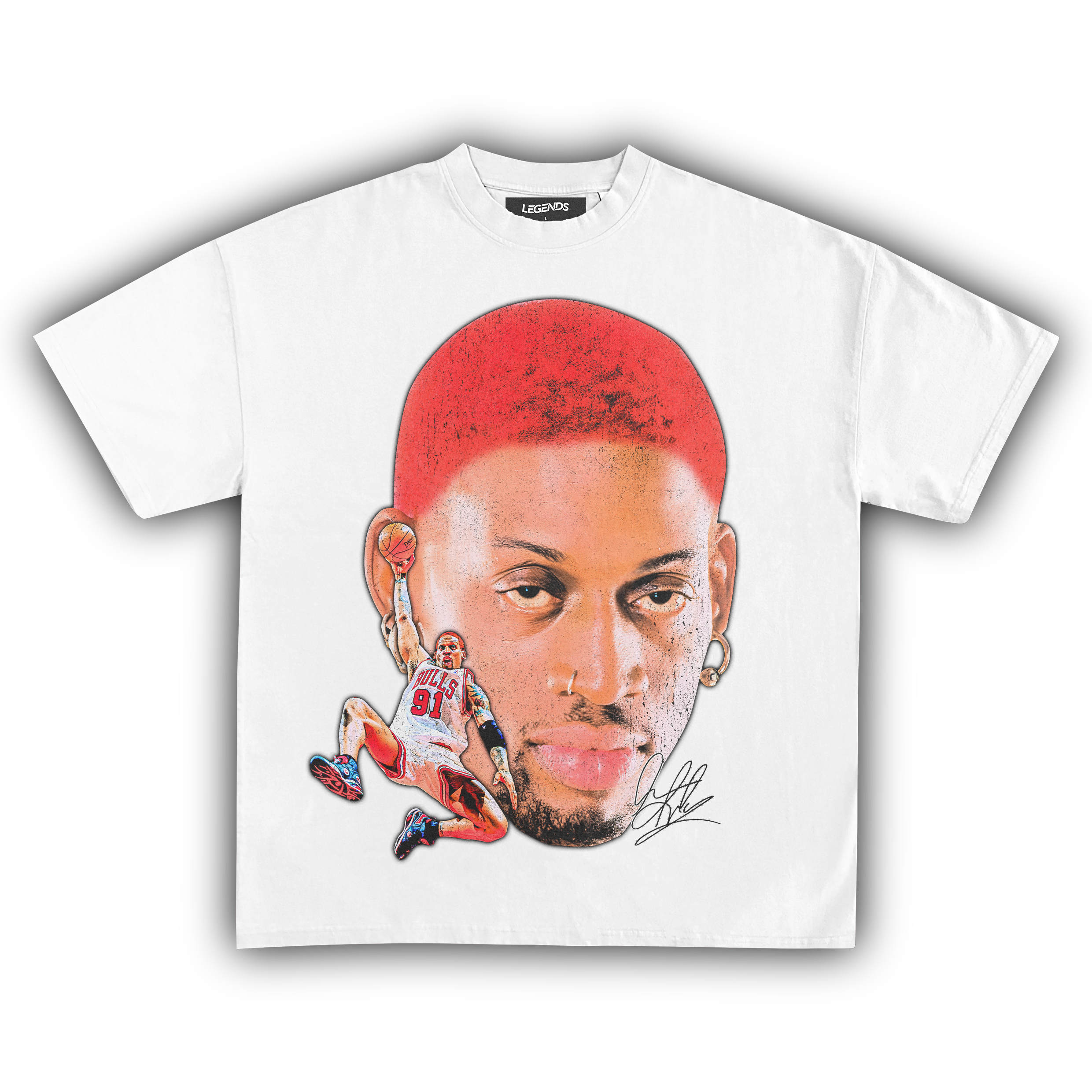 DENNIS RODMAN BIG FACE DUNK TEE