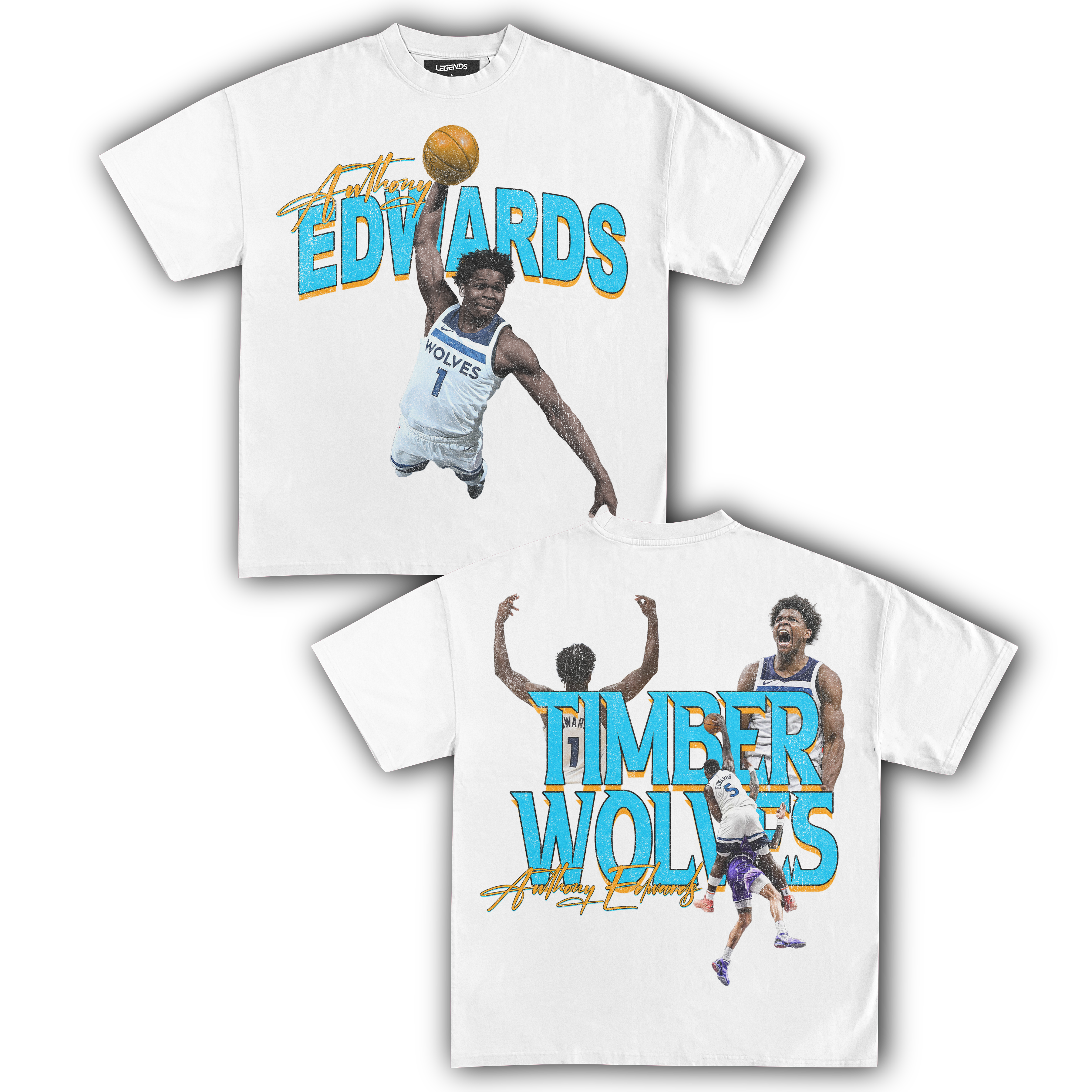 ANTHONY EDWARDS TIMBERWOLVES TEE