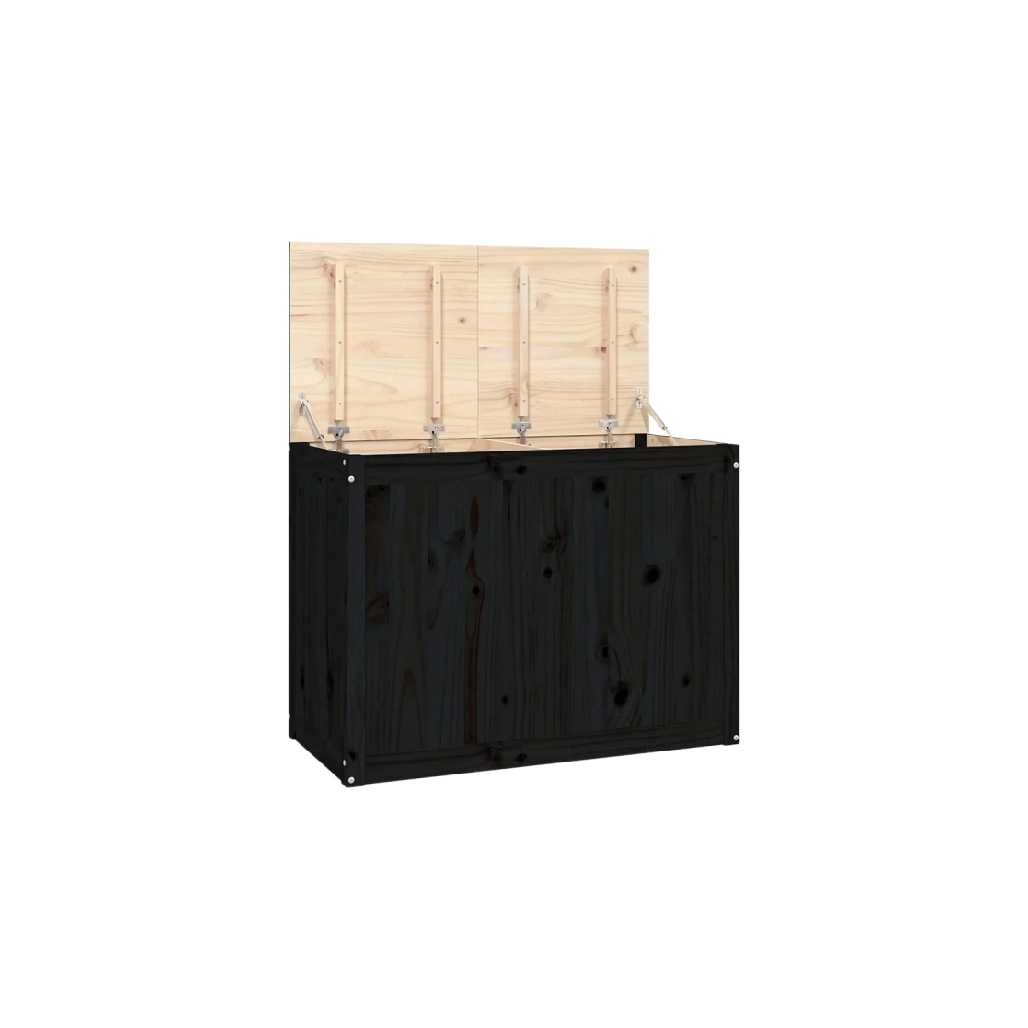 Meuble de rangement avec portes en bois et métal - 120 x 60 x 80-conceptvivre