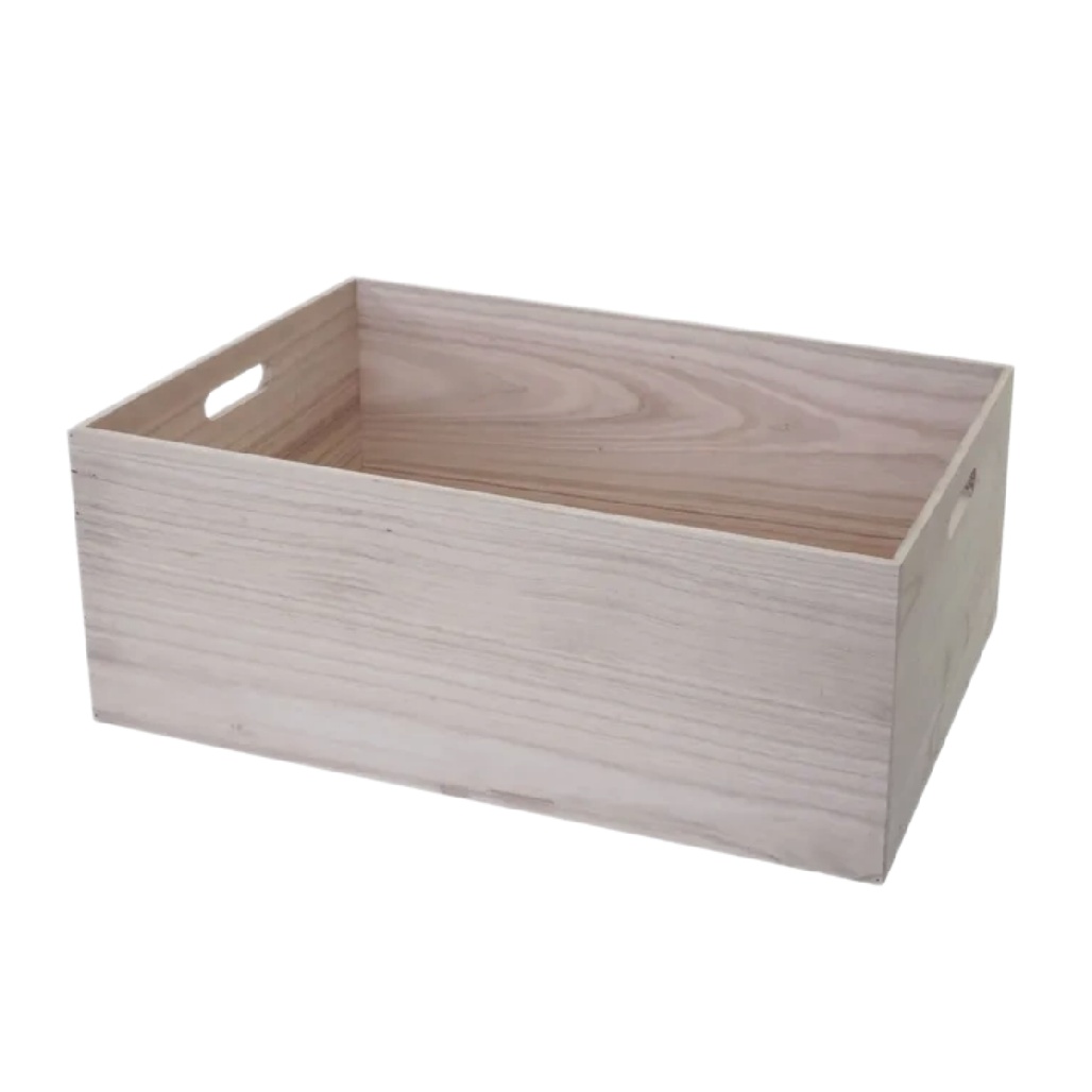 Boîte de rangement en bois - Utilisée pour l'organisation des objets - 30 x 20 x 10-conceptvivre