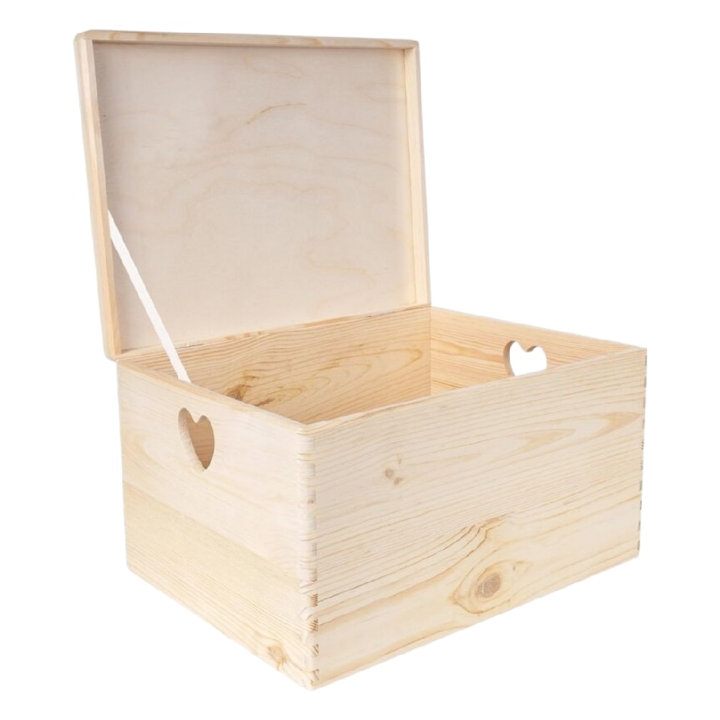 Boîte de rangement en bois pour objets divers - 30 x 30 x 20-maisonboite