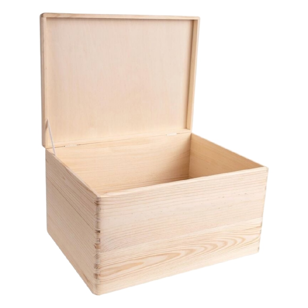 Boîte de rangement en bois pour organisation domestique - 30 x 20 x 15-maisonboite