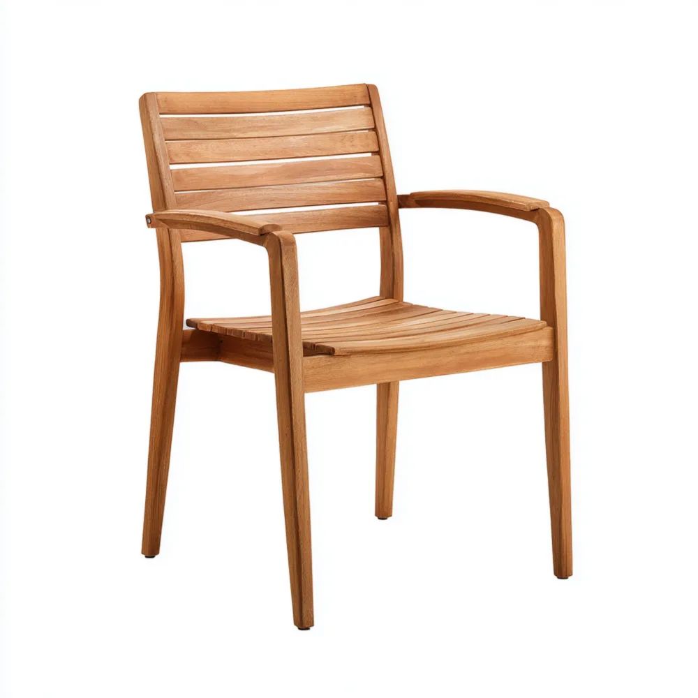 Chaise de jardin en bois 55x60x85 cm - Bois Naturel