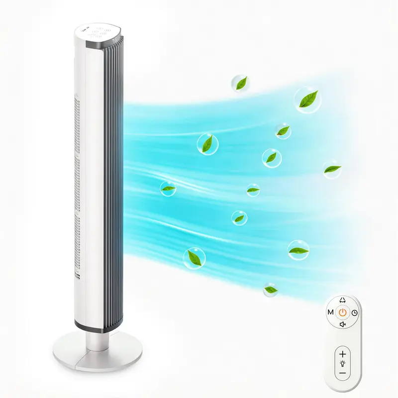 COWSAR 36" Bladeless Tower Fan with Remote Control