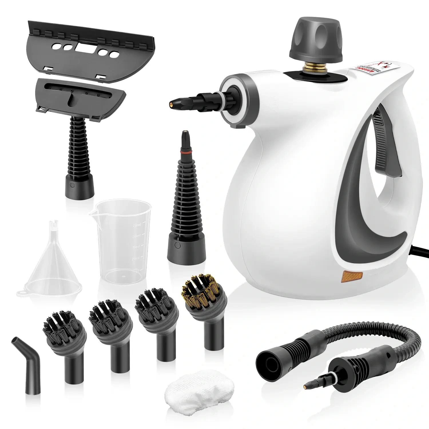 [Deep Spring Clean]  2026 Pressurized Handheld Multi-Surface Natural Steam Cleaner with 12 pcs Accessories Powerful, Chemical-Free, Steamer for Home And Car, Cleaning Washing Machine, Air Conditioner, Kitchen, Summerclean Appliances Tool Household