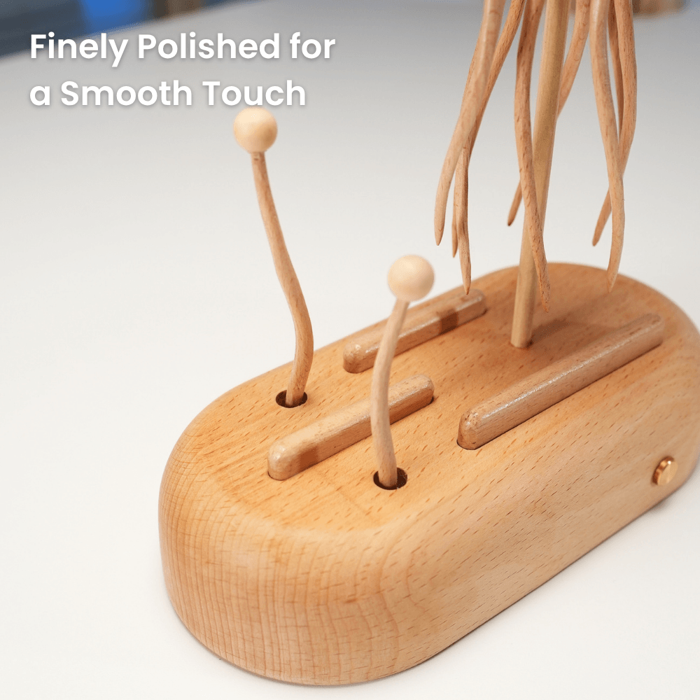 MarinerPoet Handcrafted Wooden Jellyfish Automaton(Big)