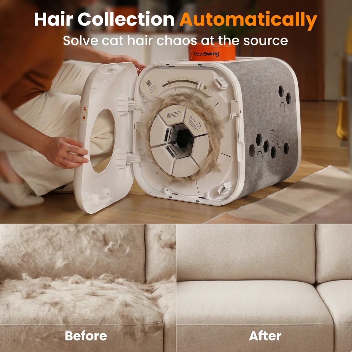 Automated Biomimetic Cat Grooming Station