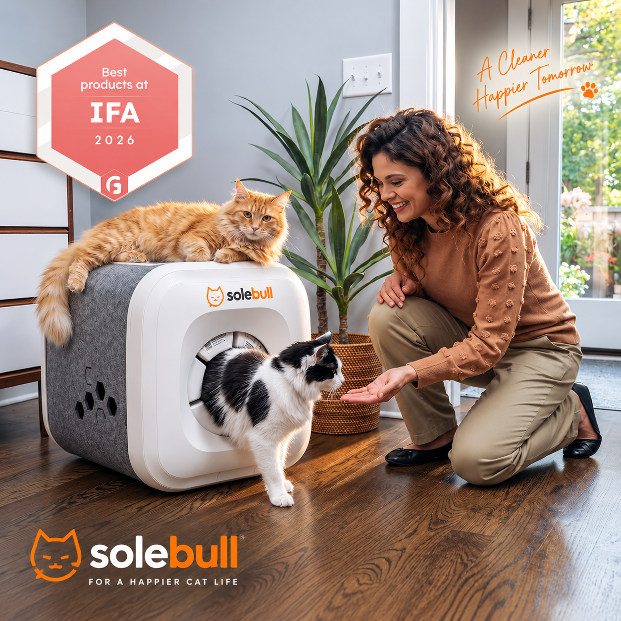 Automated Biomimetic Cat Grooming Station