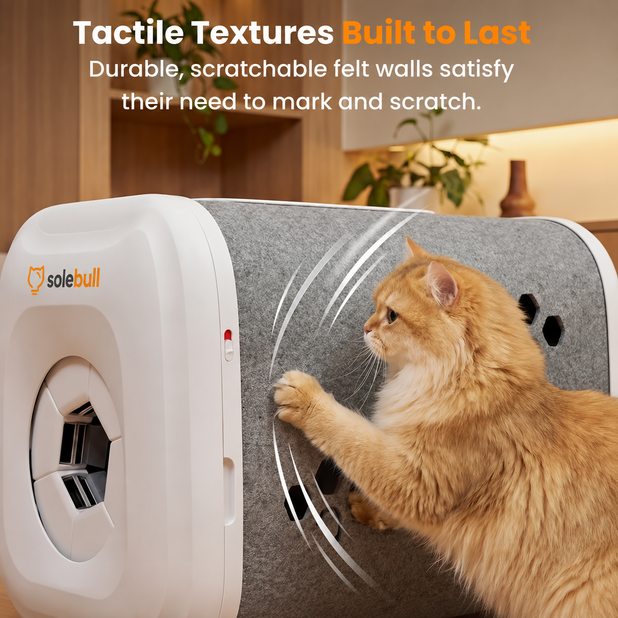 Automated Biomimetic Cat Grooming Station