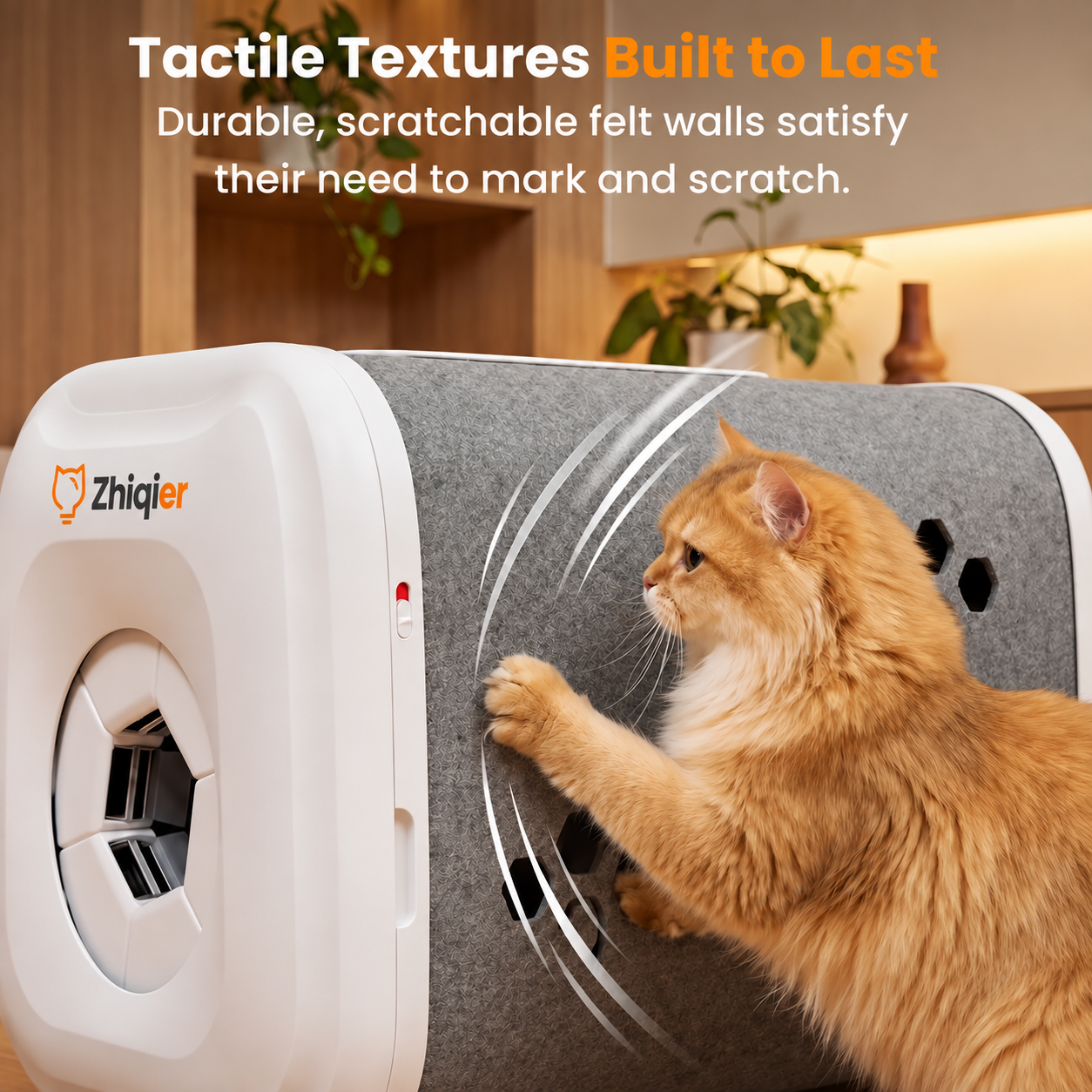 Automated Biomimetic Cat Grooming Station
