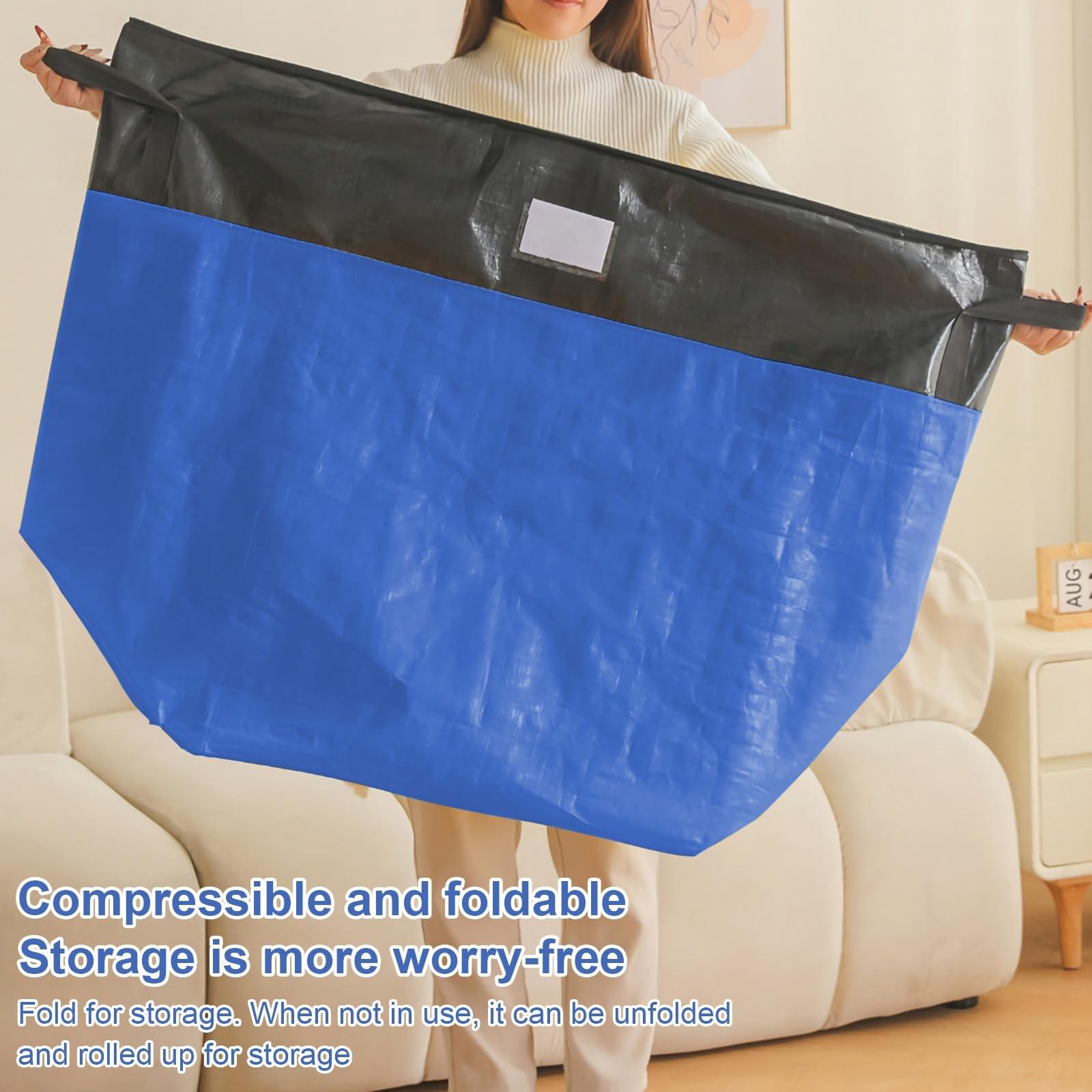 180L Extra Large Storage Bags, Heavy Duty Moving Bags with Reinforced Handles, Waterproof Clothing Storage Organizer for Blankets, Bedding, Clothes, Luggage, Dorm Room, Closet and Home Organization 180L Extra Large Storage Bags, Heavy Duty Moving Bags with Reinforced Handles, Waterproof Clothing Storage Organizer for Blankets, Bedding, Clothes, Luggage, Dorm Room, Closet and Home Organization