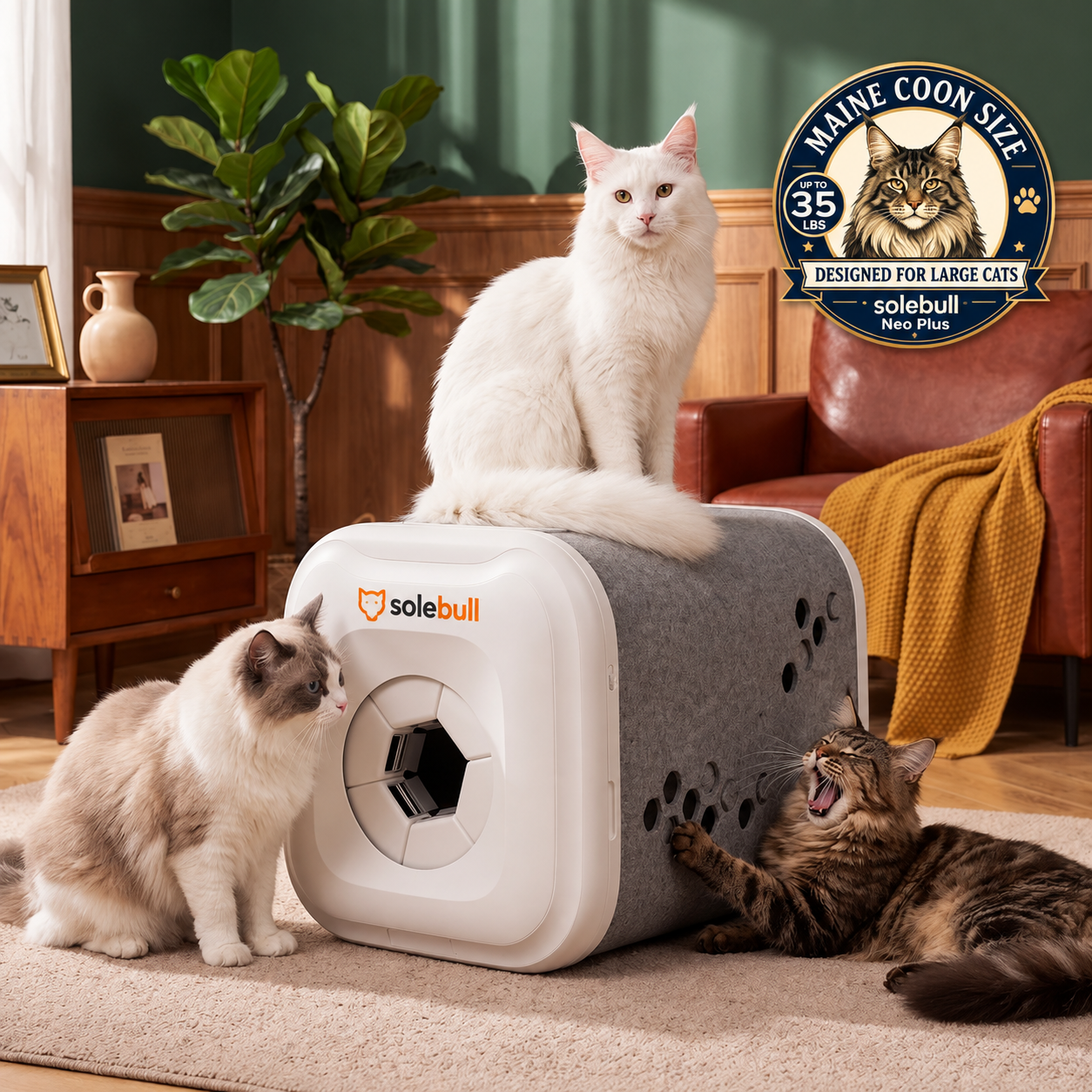 Automated Biomimetic Cat Grooming Station