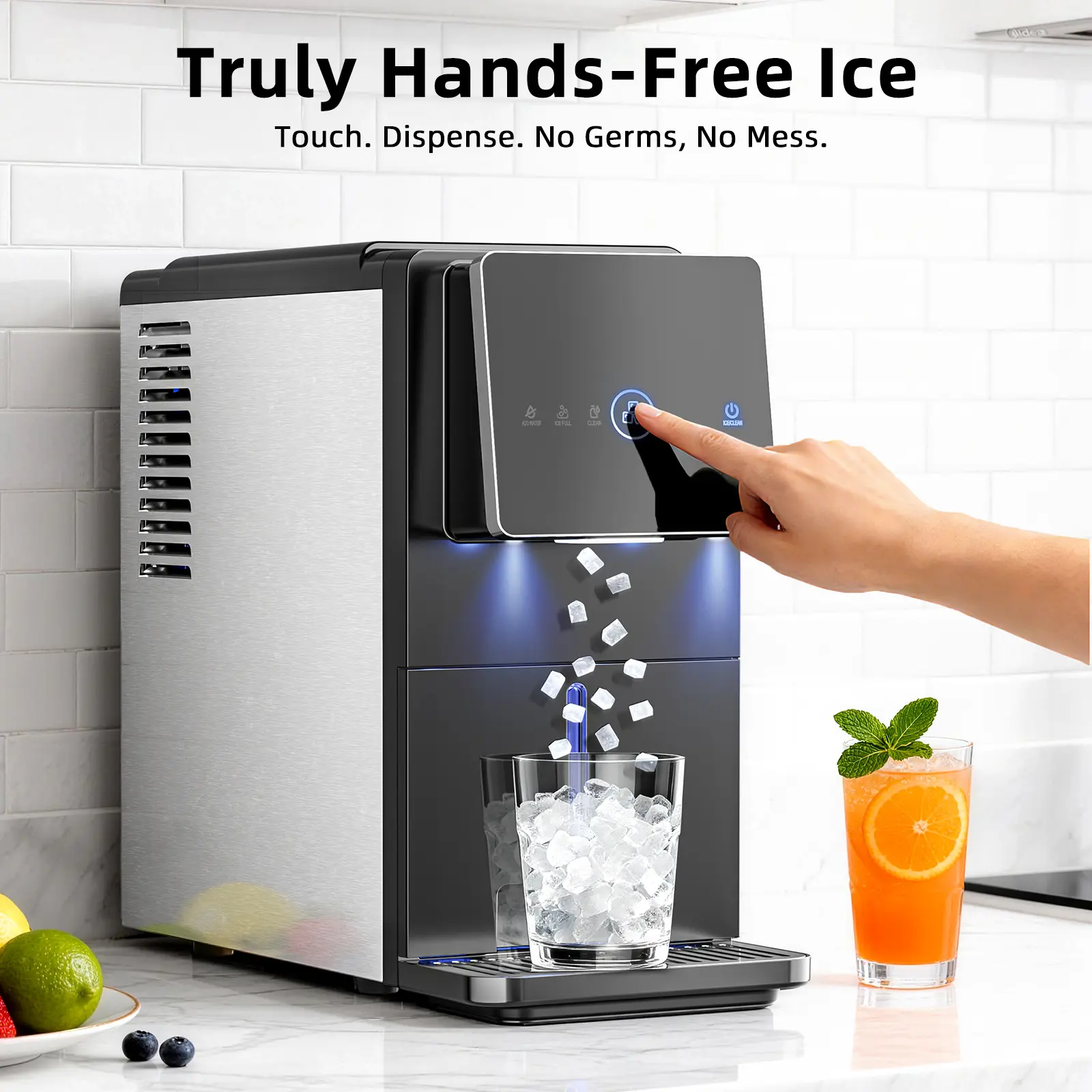 Antarctic Star Countertop Nugget Ice Maker - Self-Cleaning & Portable