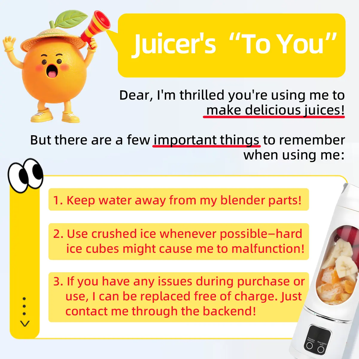 Portable Mini Juicer Blender Cup–USB Rechargeable Smoothie Maker & Ice Crusher,Best Mini Blender for Fresh Juice,Protein Shakes,Baby Food & Liquid Diets,Easy to Clean Personal Blender for Home,Office,Dorm,Back to School Gifts,Portable Vegetable Juicer Cup