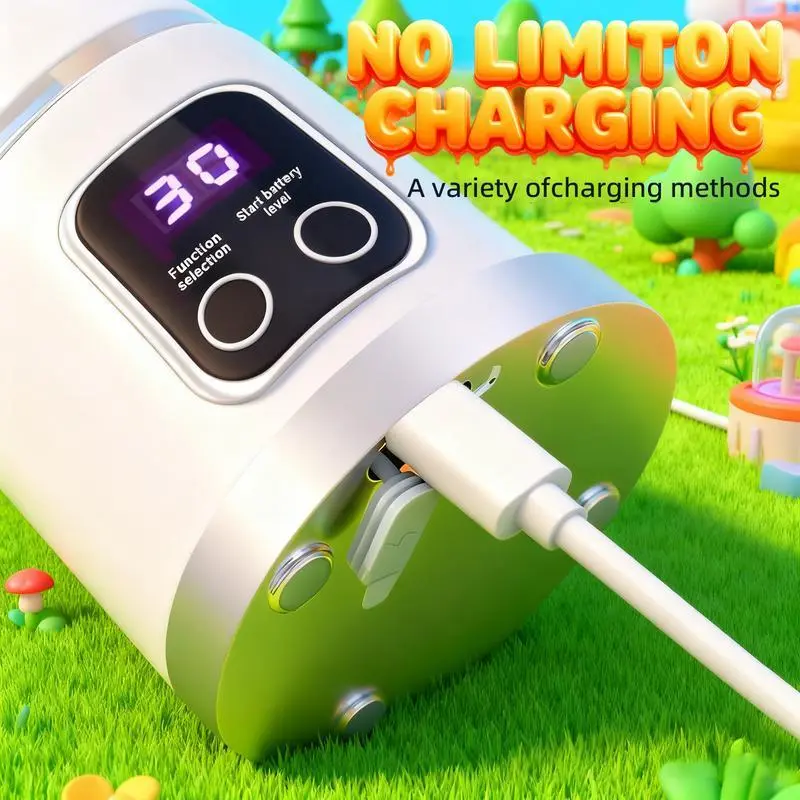 Portable Mini Juicer Blender Cup–USB Rechargeable Smoothie Maker & Ice Crusher,Best Mini Blender for Fresh Juice,Protein Shakes,Baby Food & Liquid Diets,Easy to Clean Personal Blender for Home,Office,Dorm,Back to School Gifts,Portable Vegetable Juicer Cup