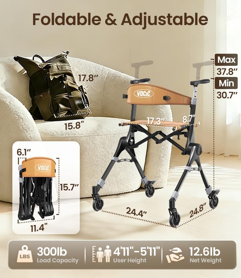 Folding walker