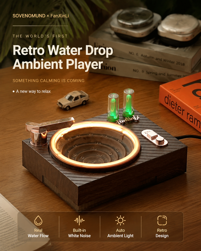 Retro Water Drop Ambient Player
