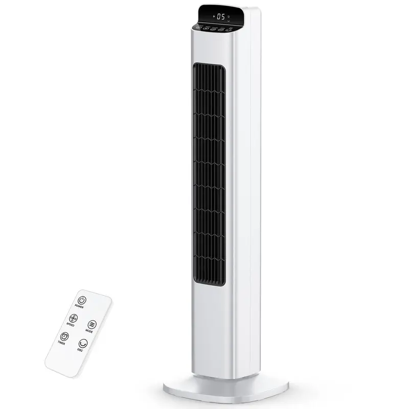 COWSAR 36" Bladeless Tower Fan with Remote Control