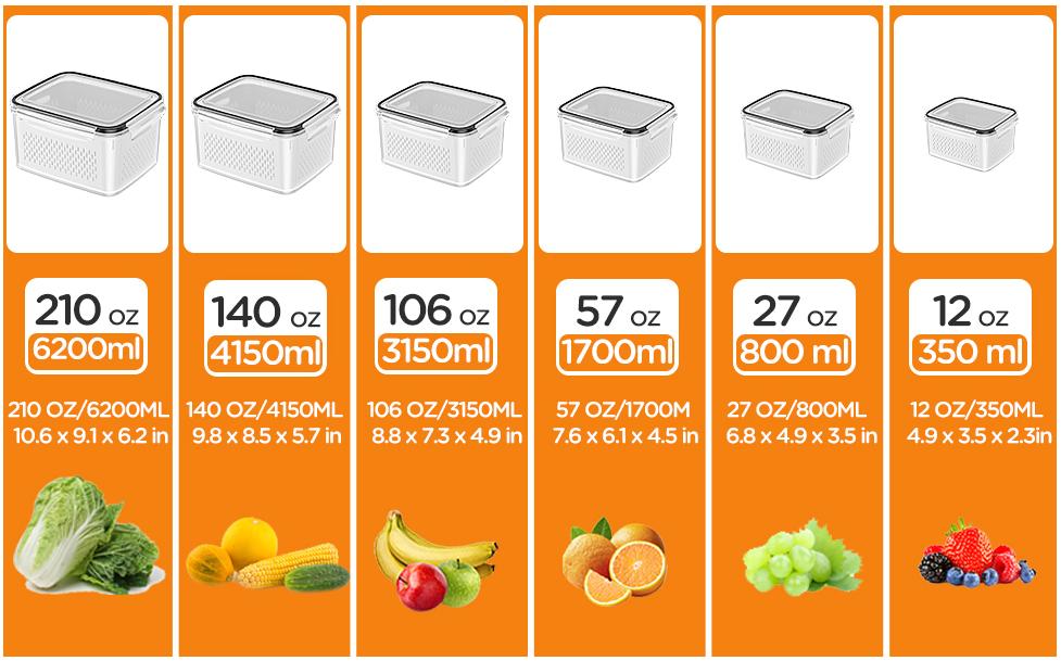 4/5/6/8 Pack Premium Food Storage Containers - Airtight, Leak-Proof, Microwave, Oven, Freezer and Dishwasher Safe - BPA Free, Stain-Resistant, Easy-Clean Design for Meal Prep and Bento Boxes,Fridge Organizers Stackable Plastic Durable Solid Set Kitchen 4/5/6/8 Pack Premium Food Storage Containers - Airtight, Leak-Proof, Microwave, Oven, Freezer and Dishwasher Safe - BPA Free, Stain-Resistant, Easy-Clean Design for Meal Prep and Bento Boxes,Fridge Organizers Stackable Plastic Durable Solid Set Kitchen