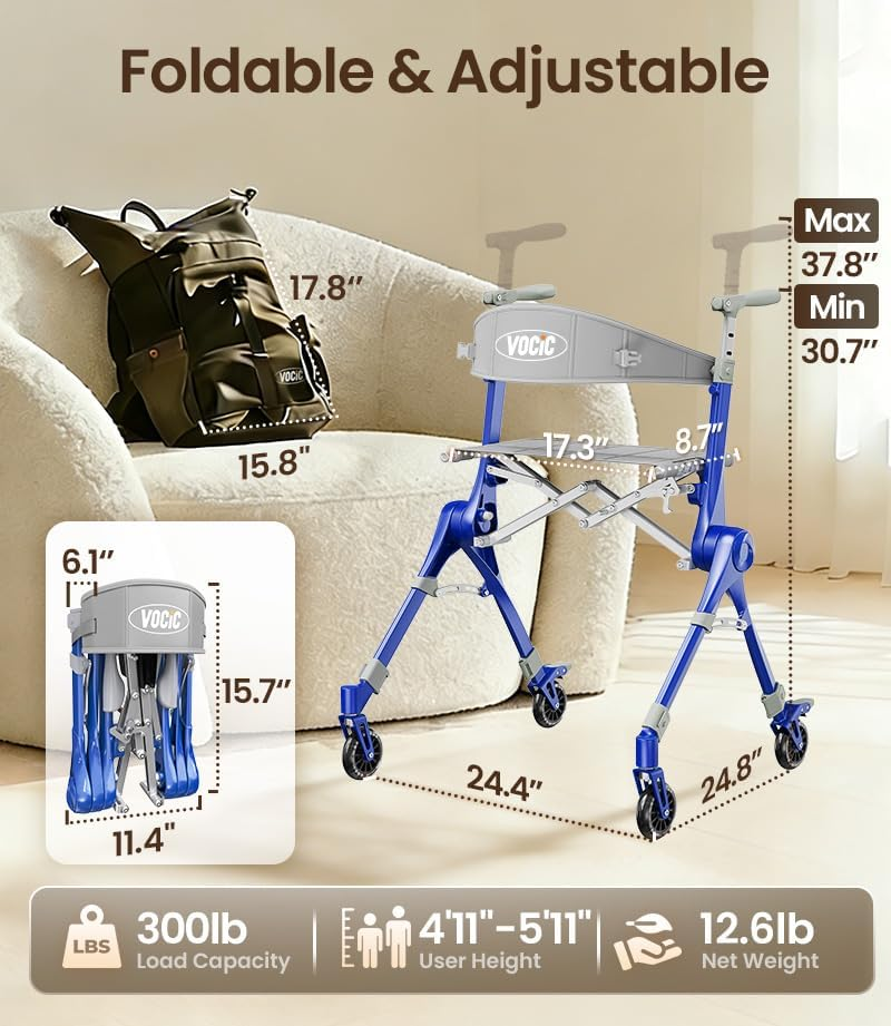 Folding walker