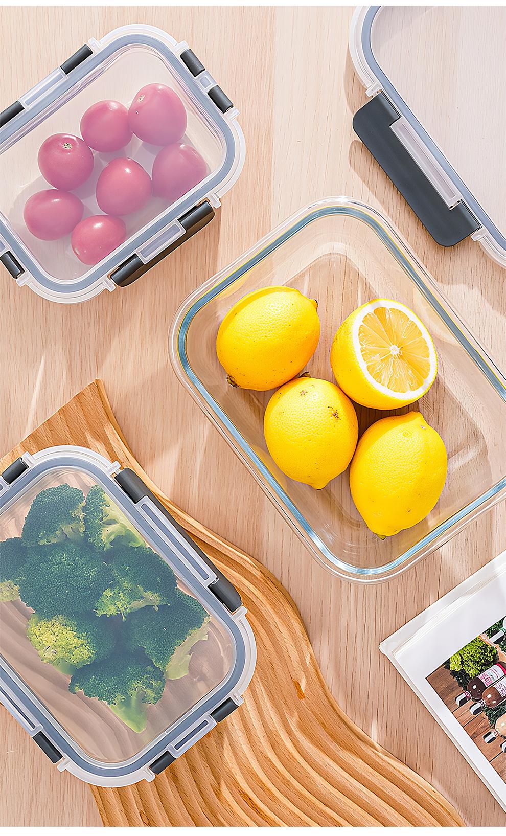 Glass Food Storage Containers Set 10-Pack BPA-Free & Leak-Proof Multicolor Kitchen Utensils for Meal Prep, Microwave, Oven, Freezer, Dishwasher Use Reusable Stackable&nbsp;Portable