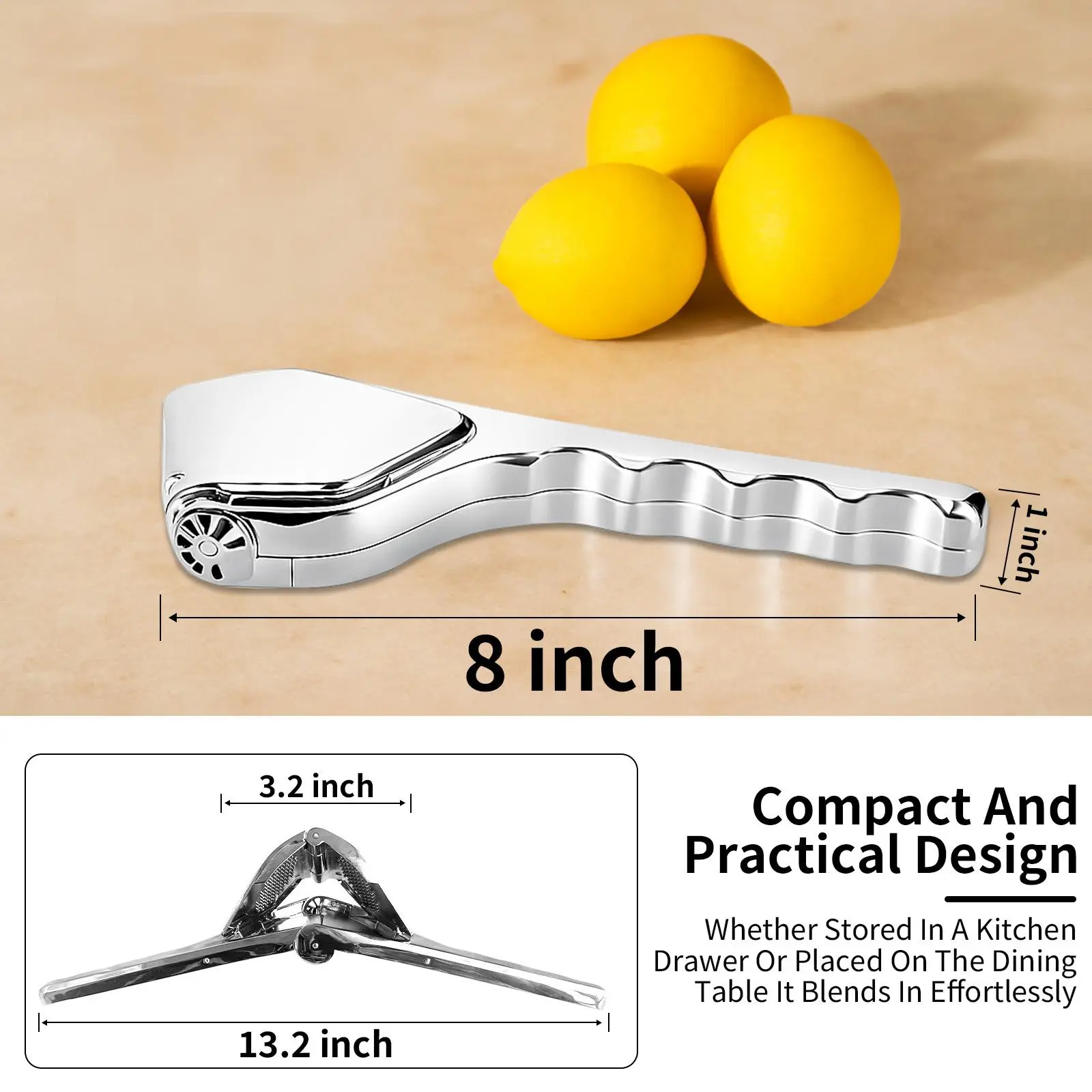 【AREL】Stainless Steel Citrus Squeezer