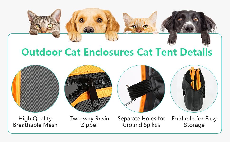 户外猫咪围栏 6合1便携式帐篷带隧道 便携式弹出式网状帐篷 可折叠复合宠物游戏屋 游戏围栏 户外小型动物游戏帐篷 多种DIY方式 户外猫咪围栏 6合1便携式帐篷带隧道 便携式弹出式网状帐篷 可折叠复合宠物游戏屋 游戏围栏 户外小型动物游戏帐篷 多种DIY方式