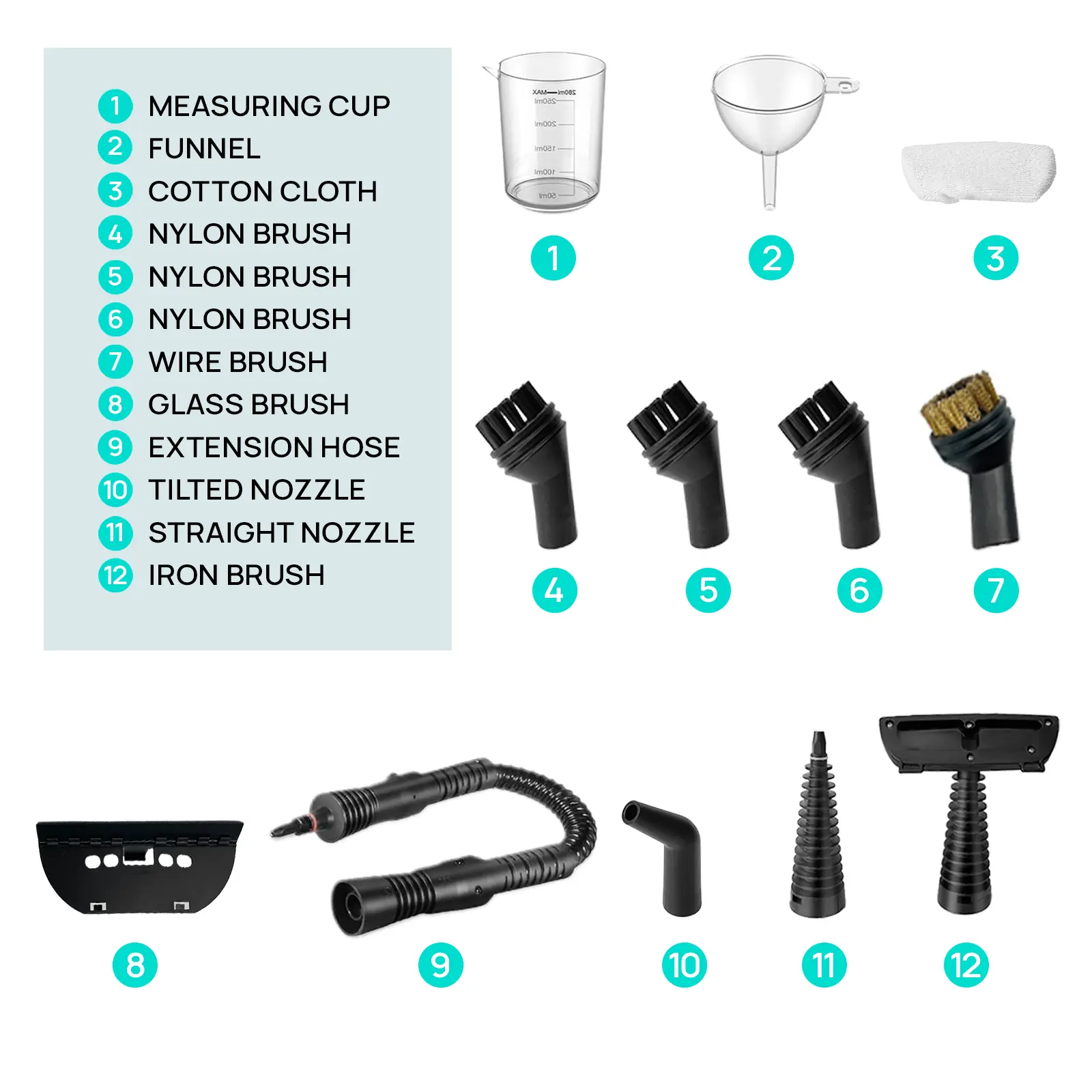 [Deep Spring Clean] Redhut 2026 Pressurized Handheld Multi-Surface Natural Steam Cleaner with 12 pcs Accessories Powerful, Chemical-Free, Steamer for Home And Car, Cleaning Washing Machine, Air Conditioner, Kitchen, Summerclean Appliances Tool Household