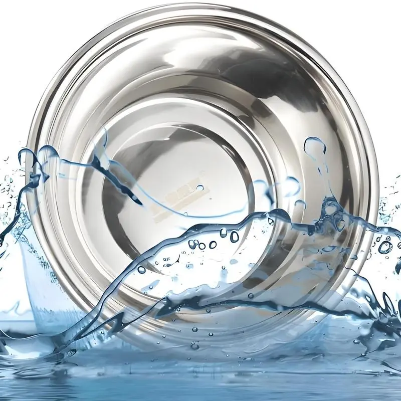 3-In-1 Stainless Steel Multi-Functional Strainer Set, Includes Basin/sieve/cutter, Ideal for Washing Rice Fruits Vegetables Kitchen Essentials