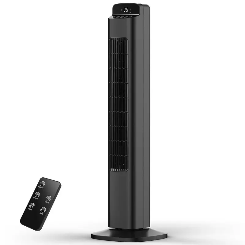 COWSAR 36" Bladeless Tower Fan with Remote Control