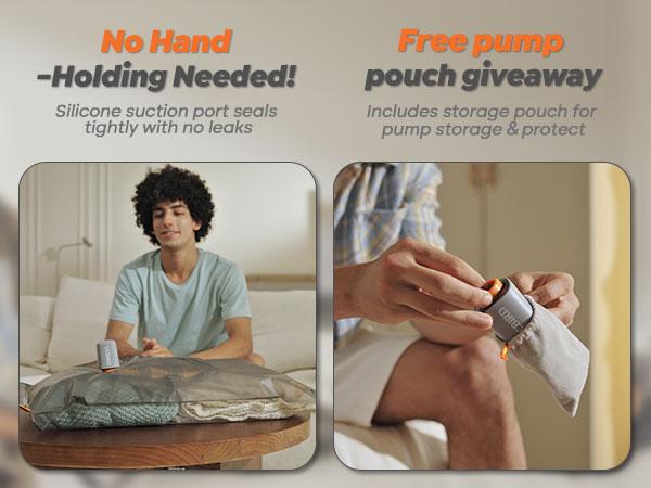 VACBIRD New X8 Vacuum Packing Pump Storage Bags-Rechargeable Wireless Pump Travel Storage Bags Set - 20 Pack Portable Space Saver Bags for Travel & Home - Vacuum Compression Packing Seal for Clothes, Blankets, Seasonal Storage VACBIRD New X8 Vacuum Packing Pump Storage Bags-Rechargeable Wireless Pump Travel Storage Bags Set - 20 Pack Portable Space Saver Bags for Travel & Home - Vacuum Compression Packing Seal for Clothes, Blankets, Seasonal Storage