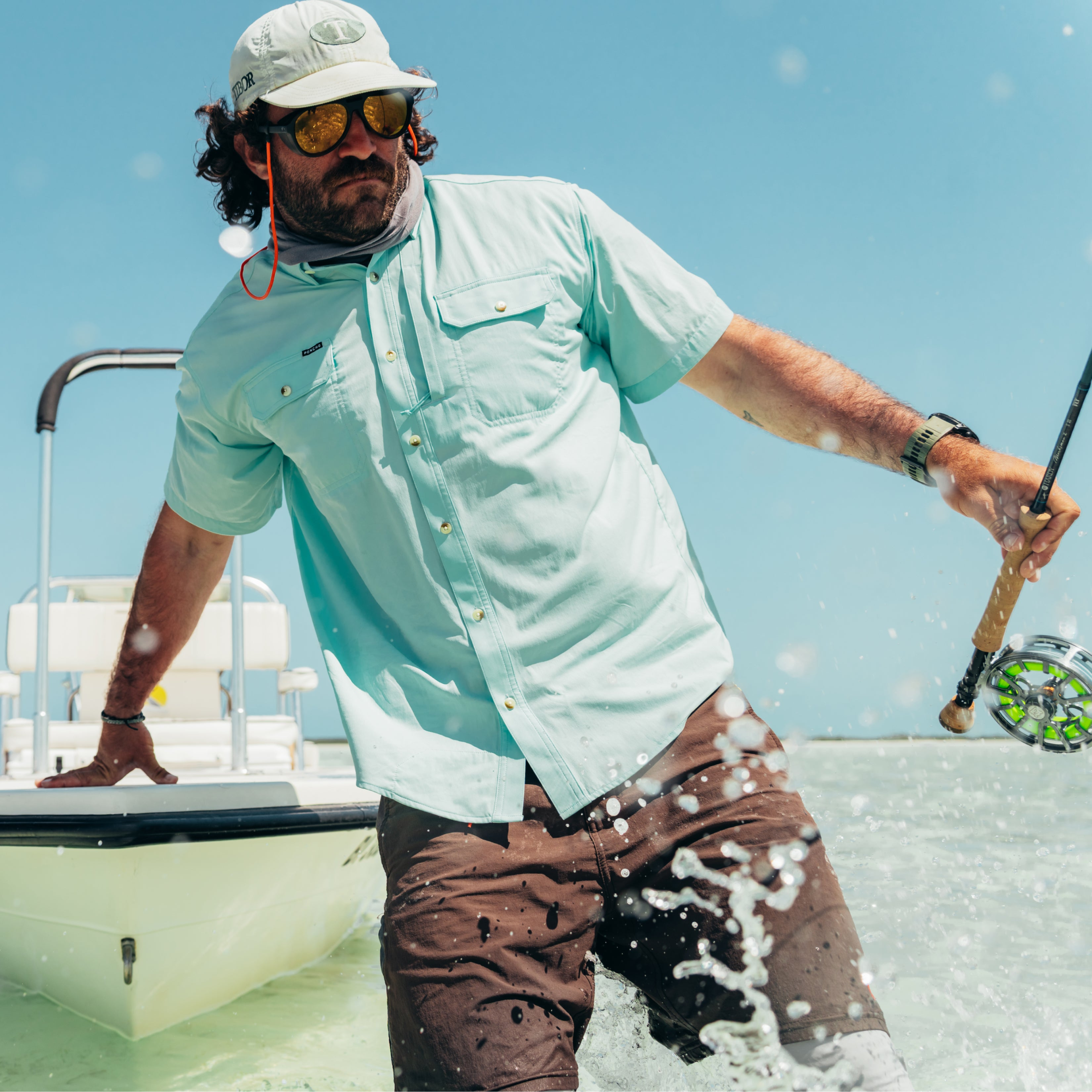 Men's Quick-Dry UPF 50+ Performance Fishing & Outdoor Shirt