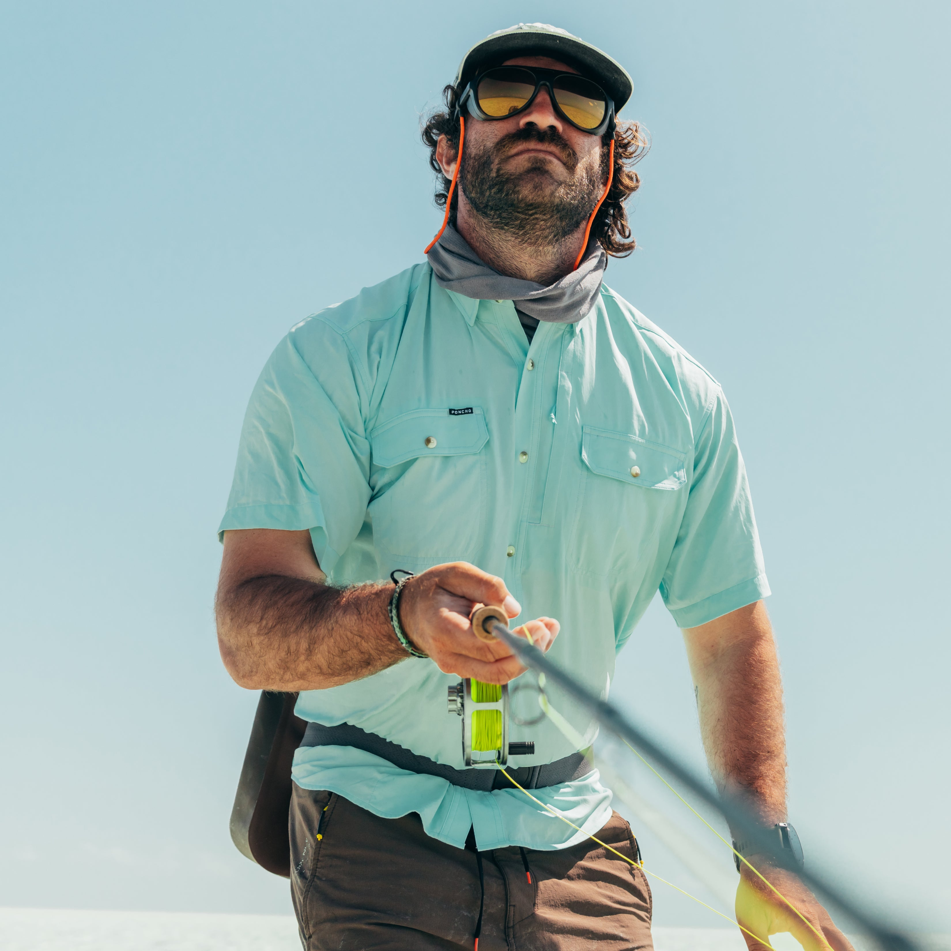 Men's Quick-Dry UPF 50+ Performance Fishing & Outdoor Shirt